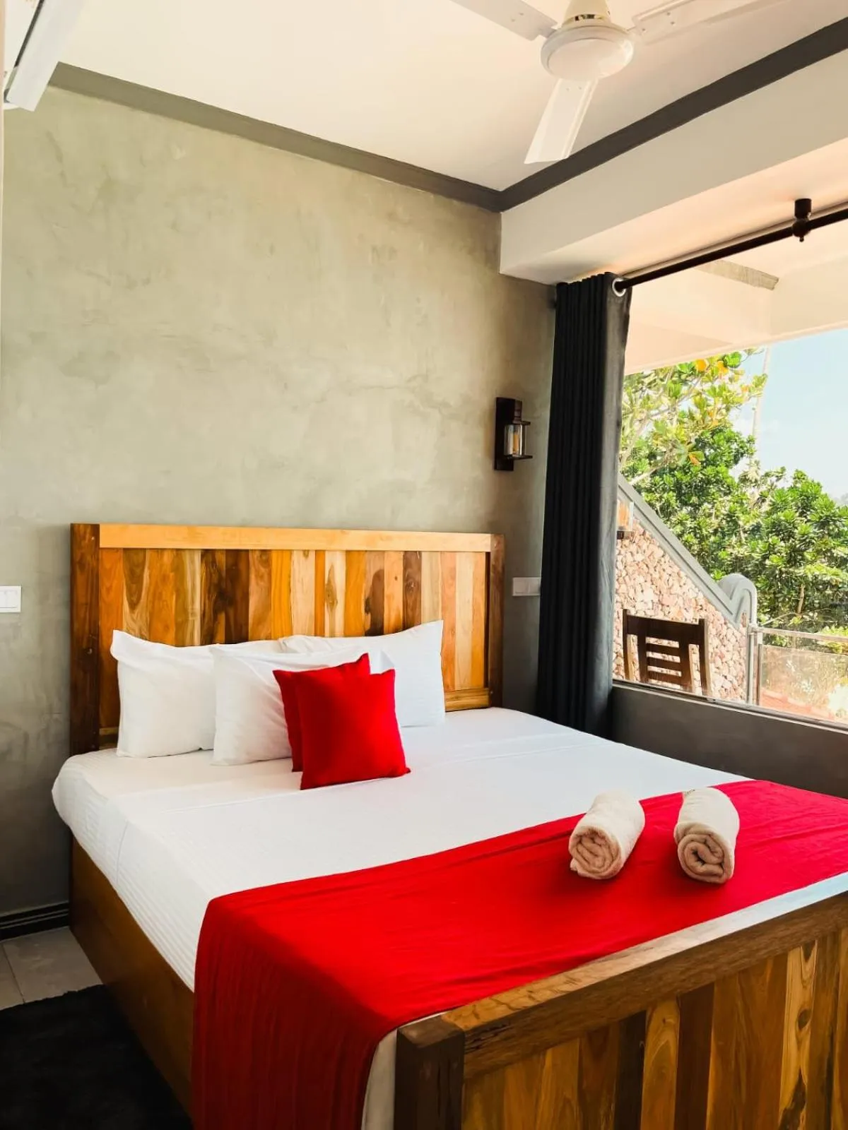 Bed in Coral Beach Hotel