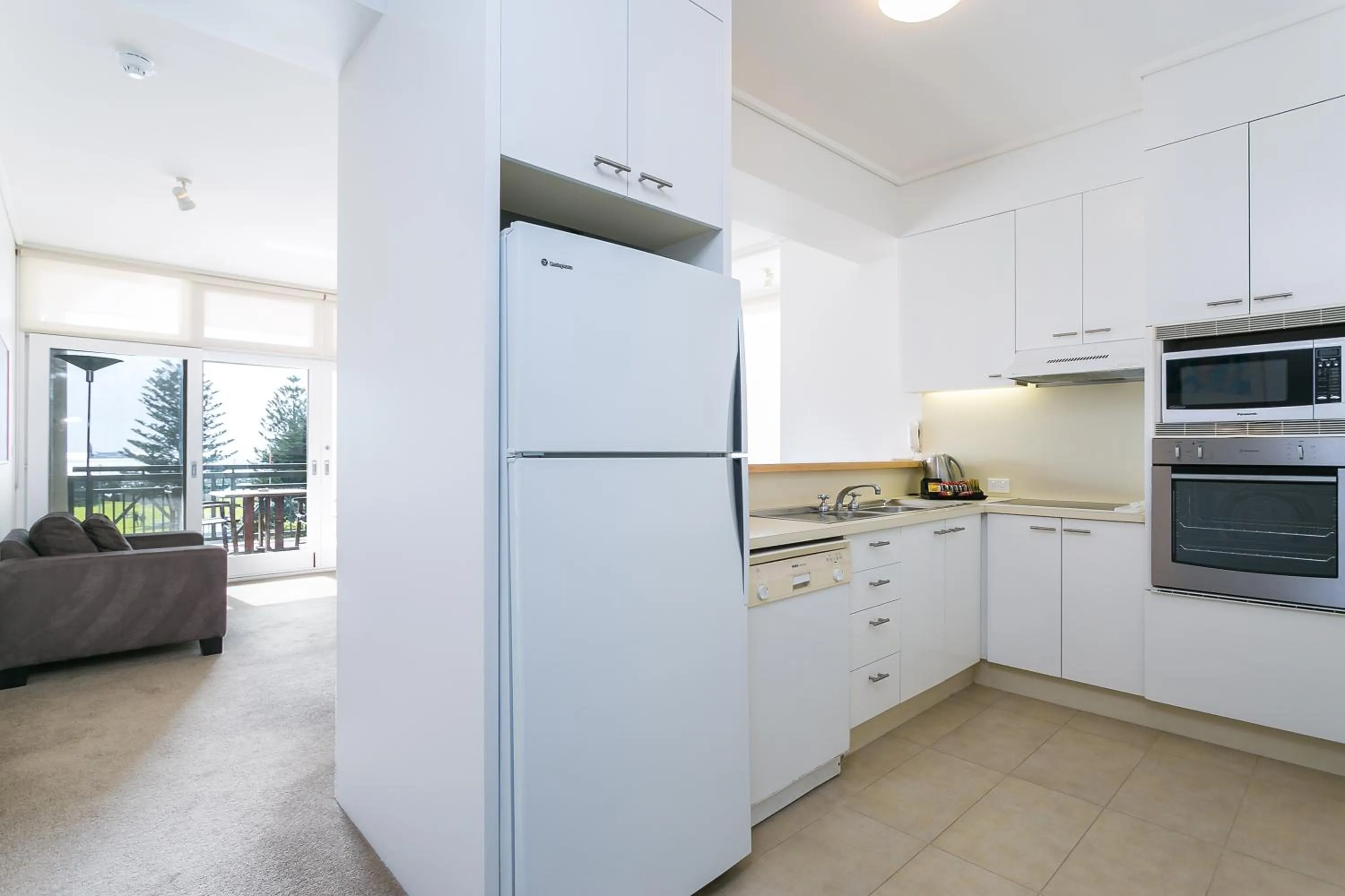 Kitchen or kitchenette in Portsea Village Resort