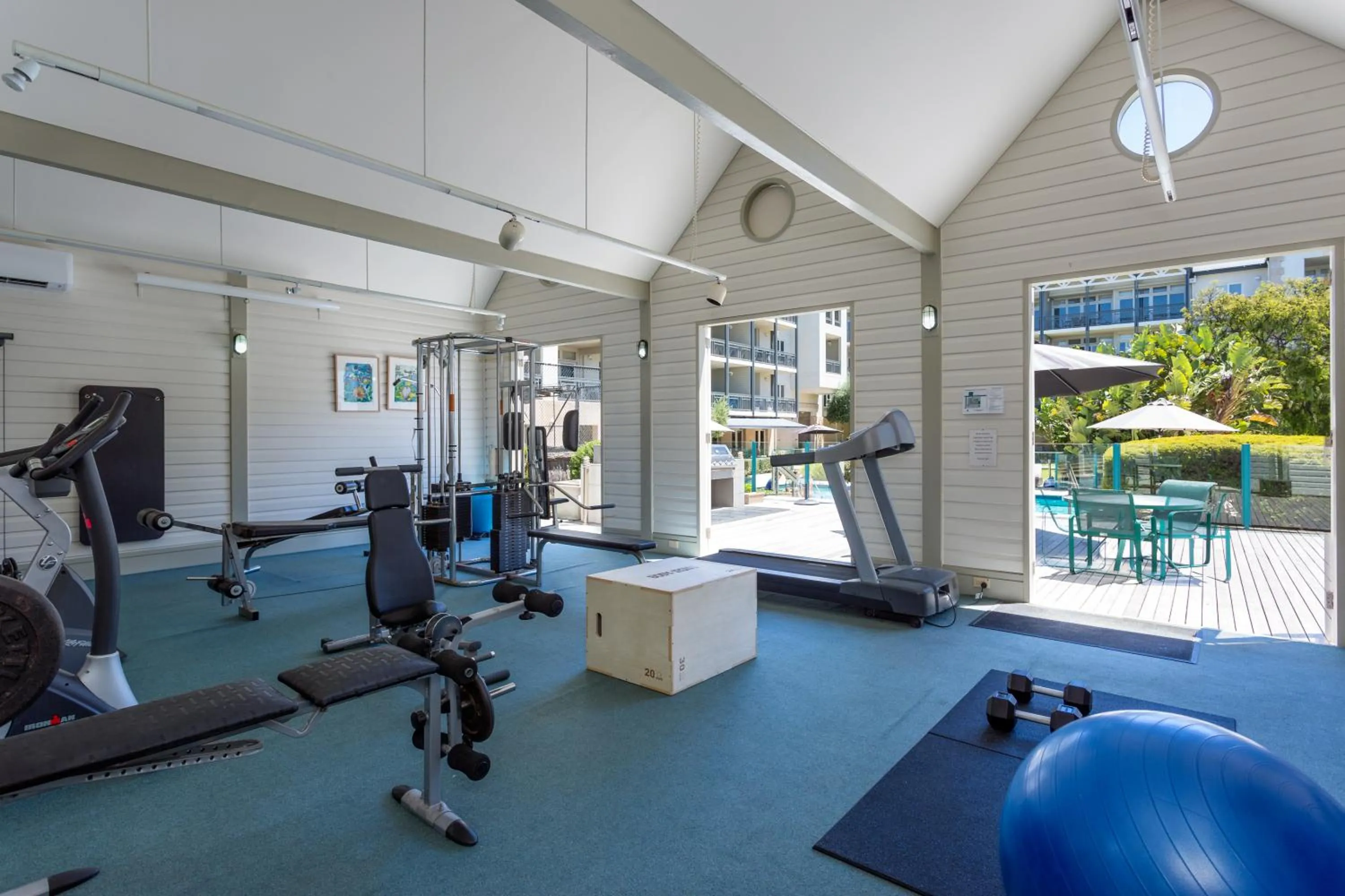 Fitness centre/facilities in Portsea Village Resort