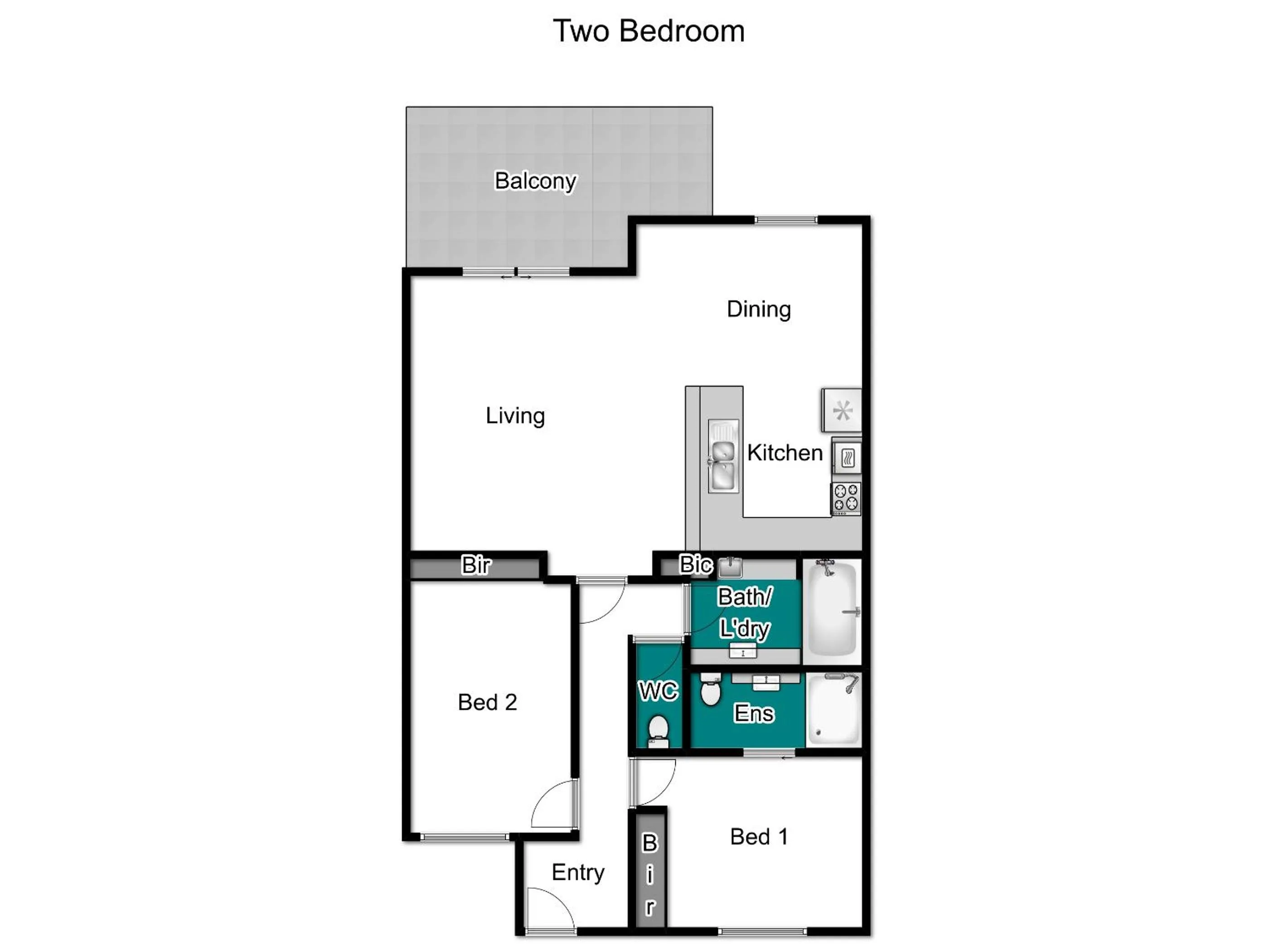 Floor plan in Portsea Village Resort
