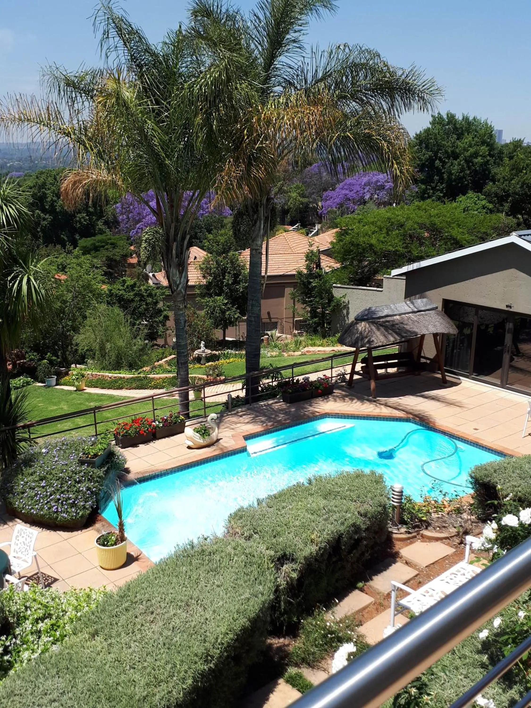 Patio in Over The Moon Guesthouse