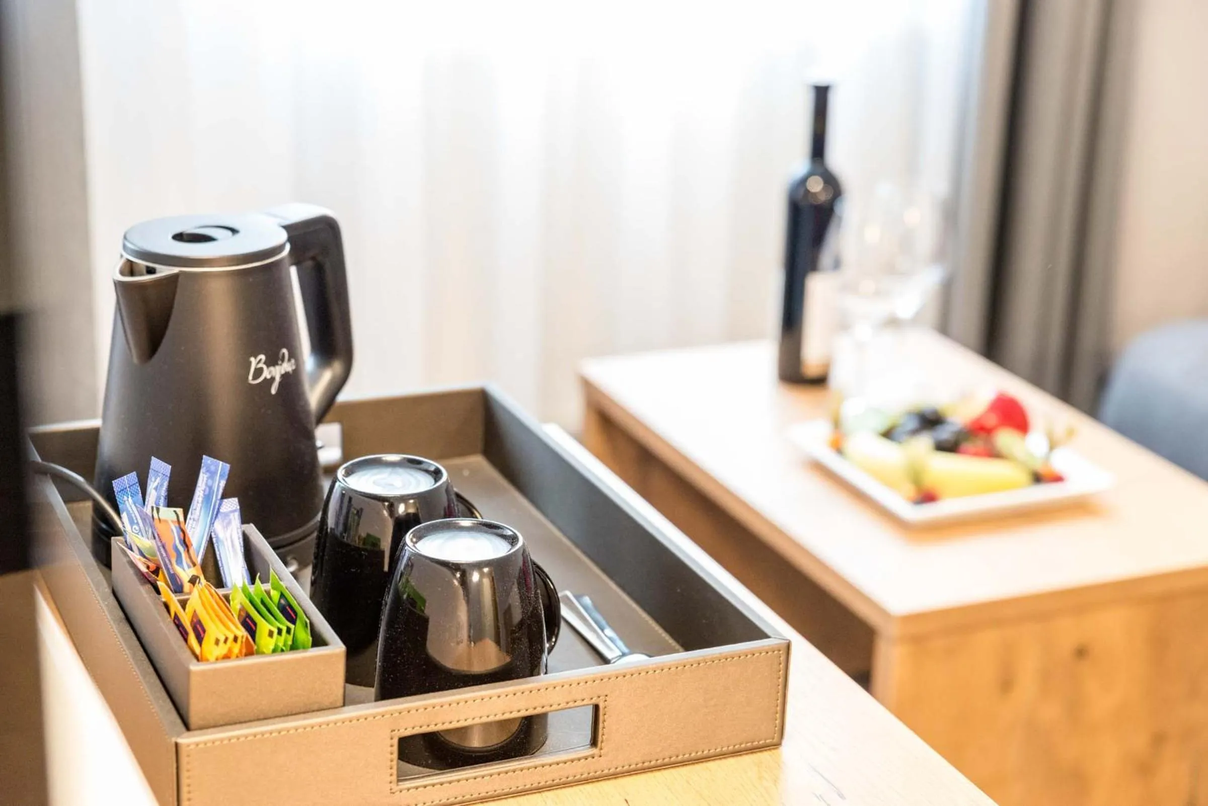 Coffee/tea facilities in Hotel Restaurant Sonne