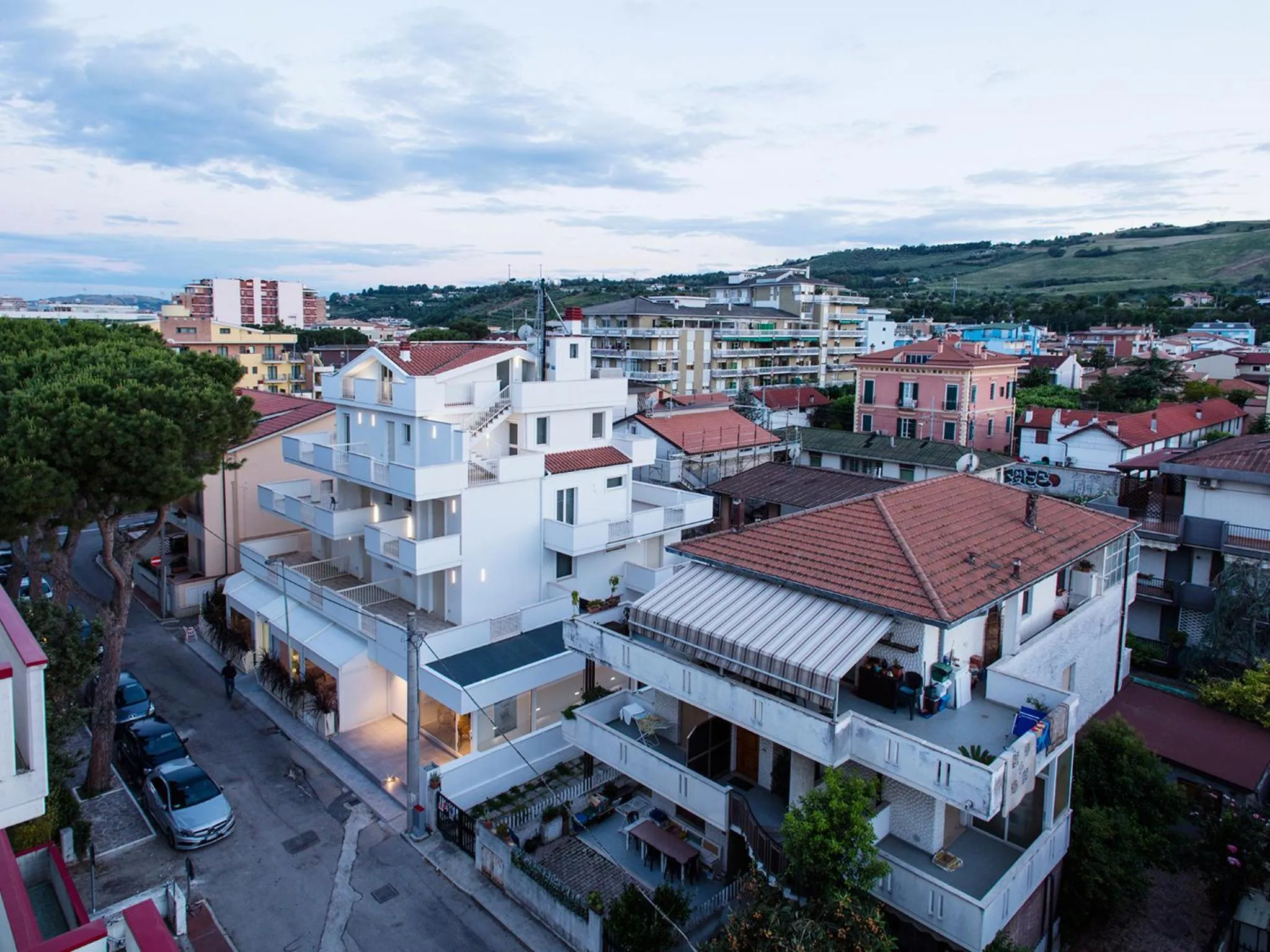 Bird's eye view in Manè Boutique Hotel