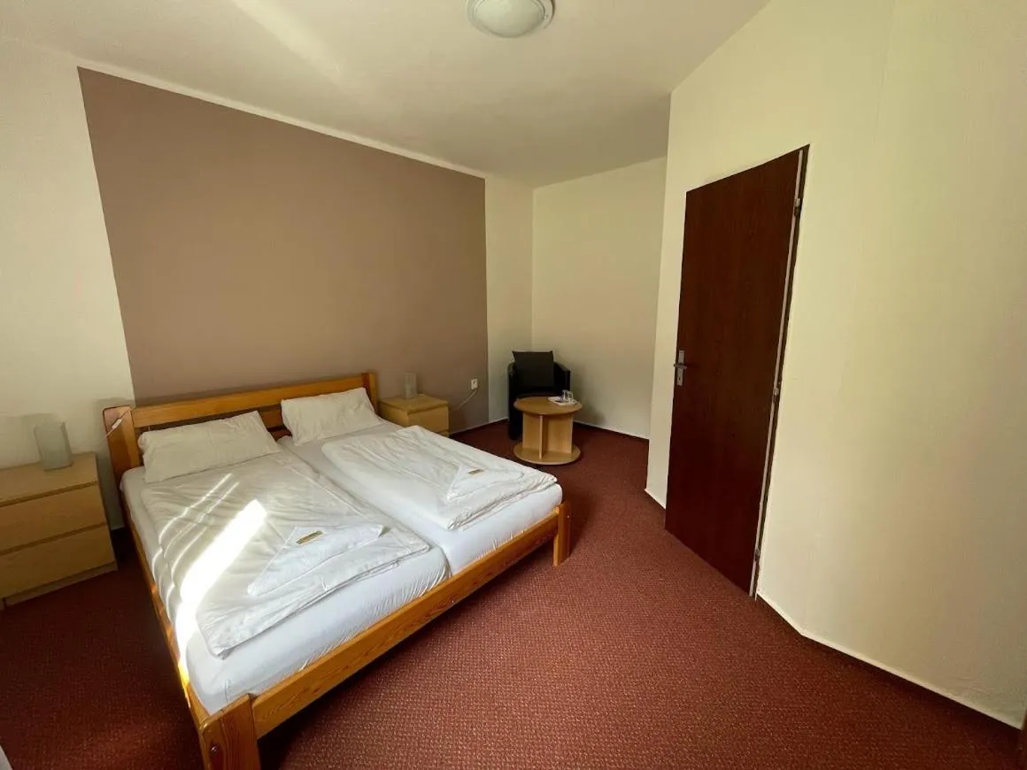 Bed in Hotel Rohanov