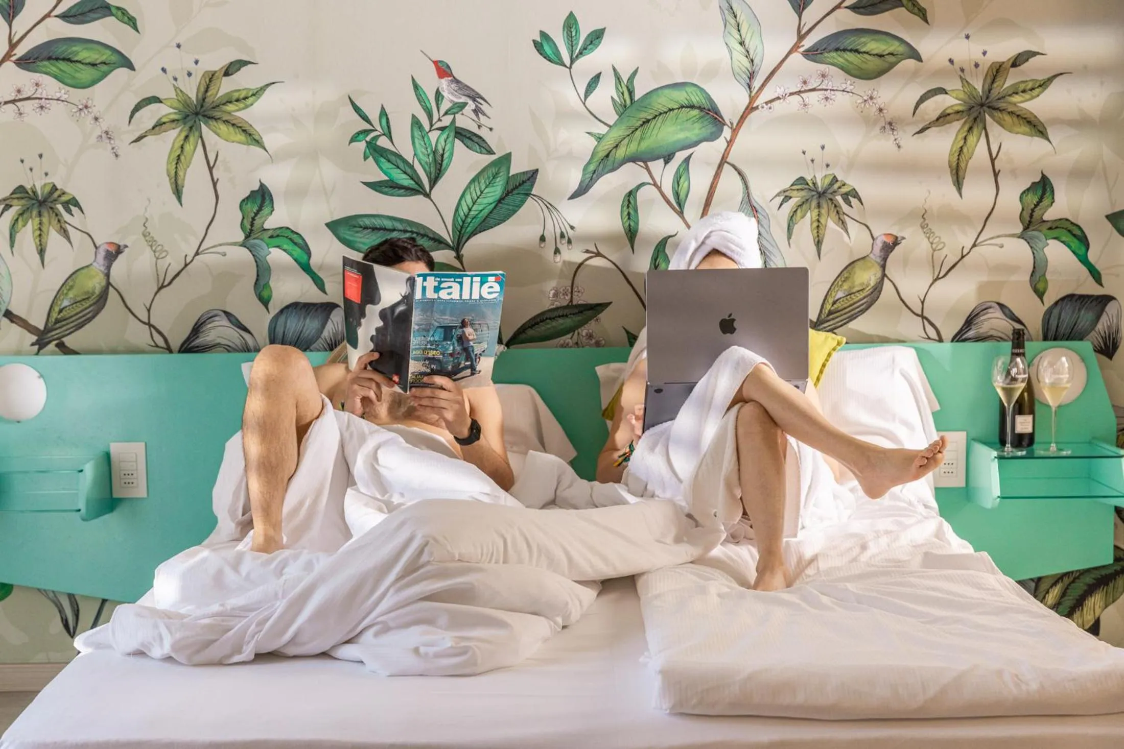 Bed in La Foresta Monteisola