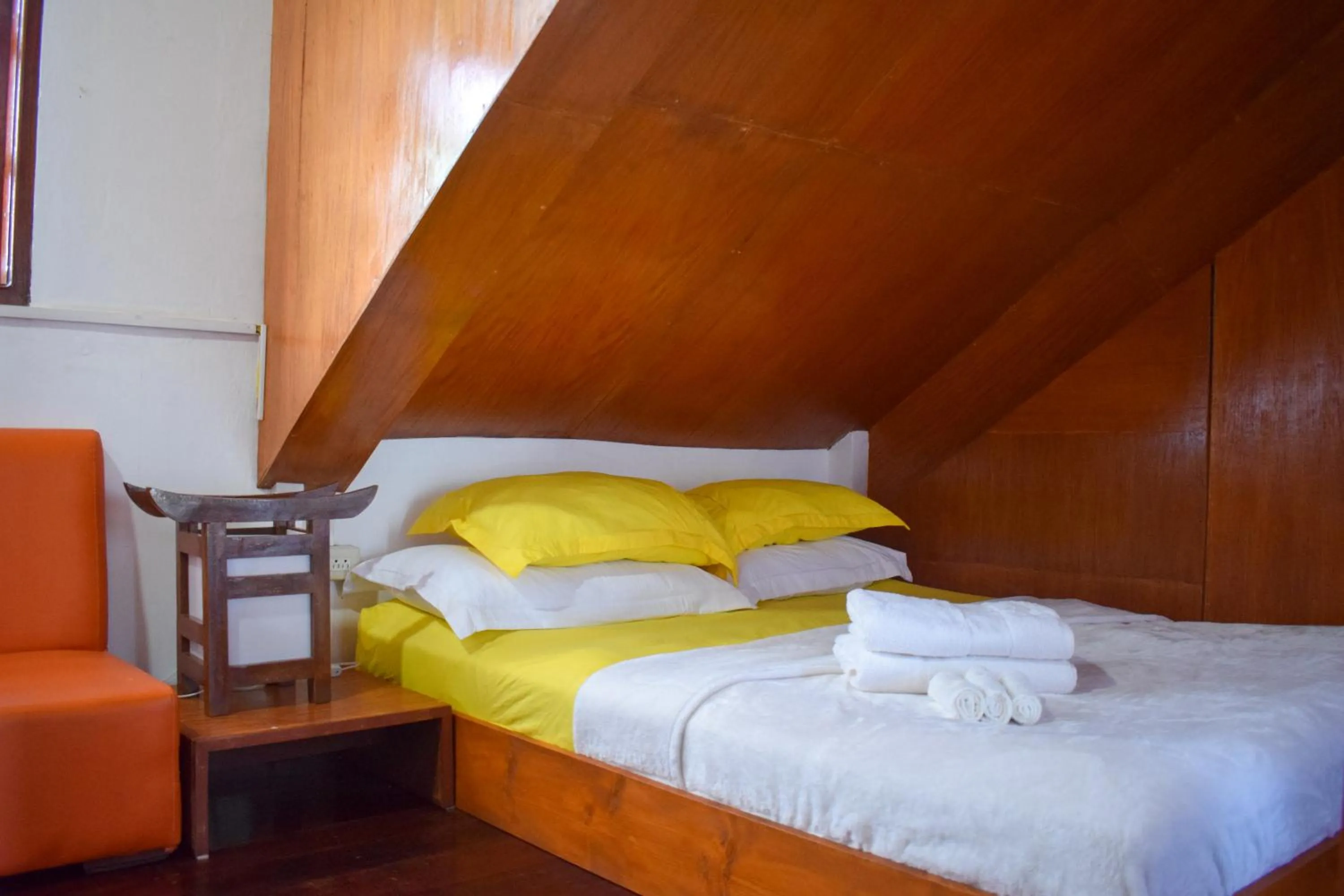 Bed in Orokasa Guesthouse