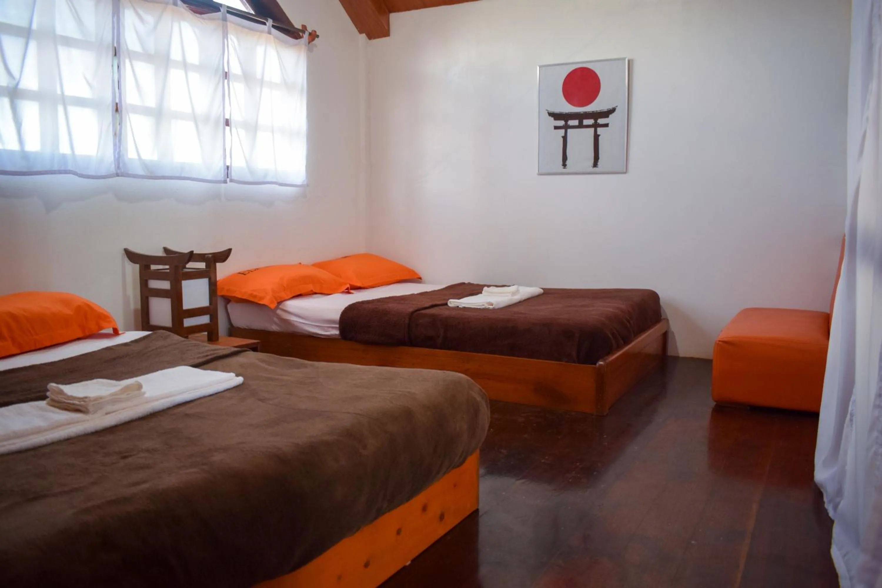 Bed in Orokasa Guesthouse