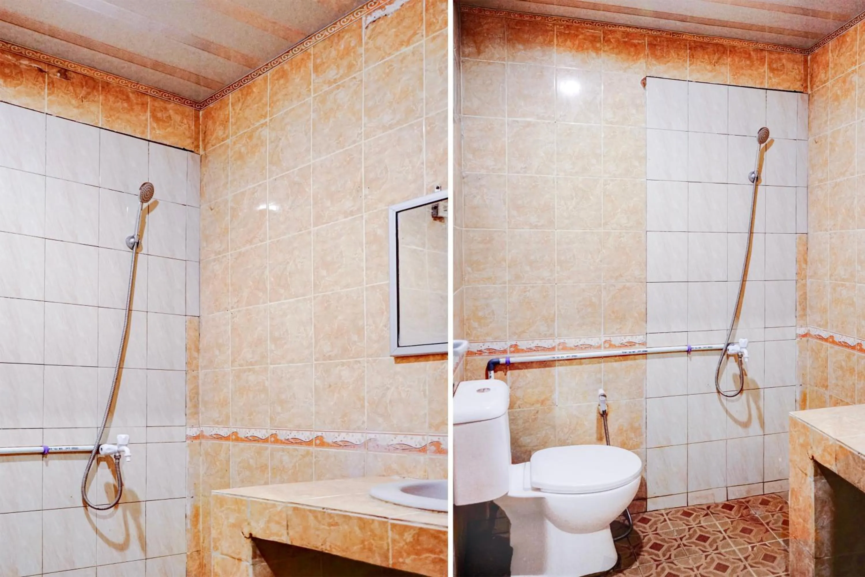 Bathroom in Hotel O Padang City Center Near Pantai Padang Formerly Hotel Siti Nurbaya