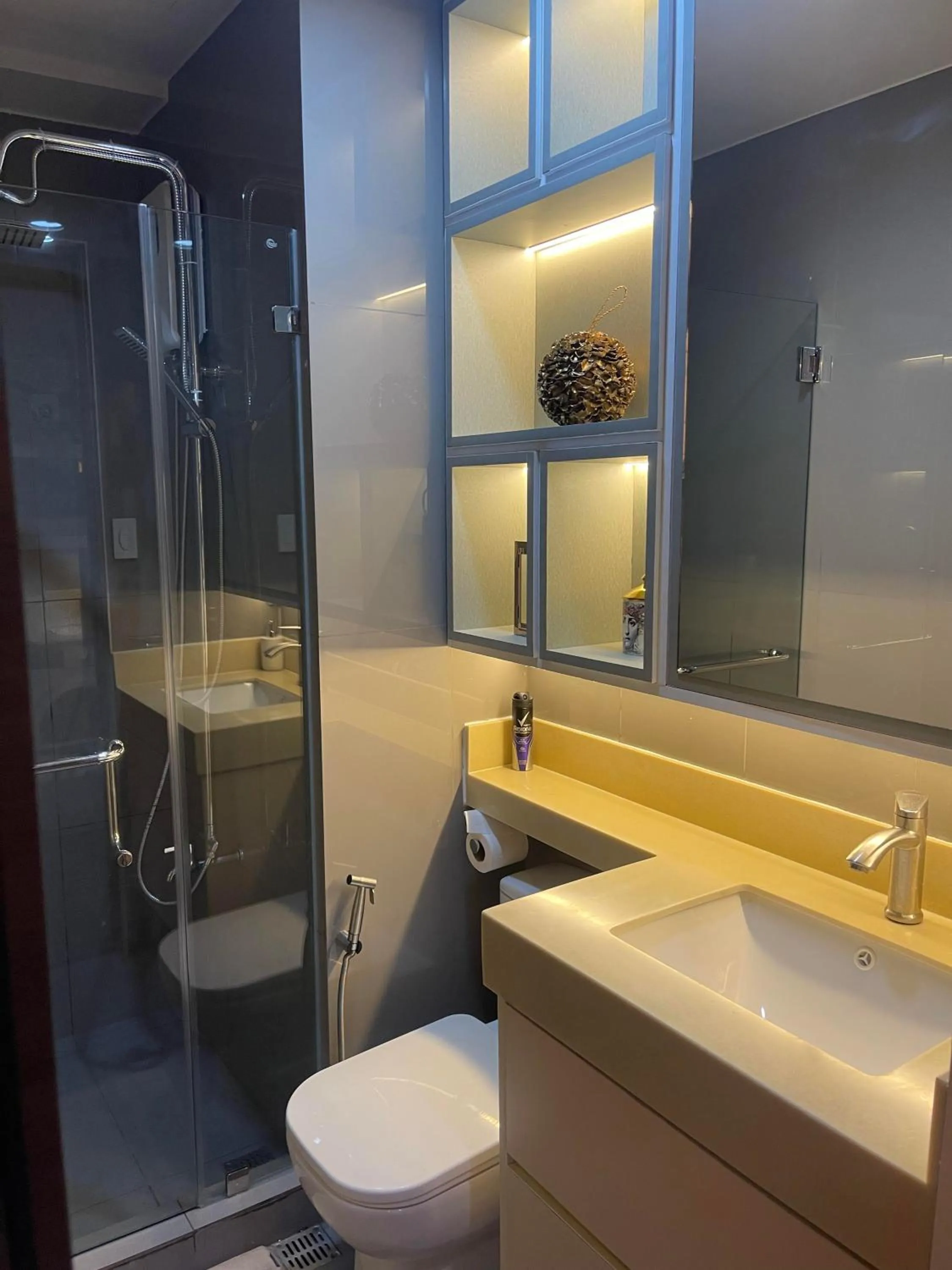 Shower in E & T Homecations 2 Bedroom Apartment at SMDC Air Residences