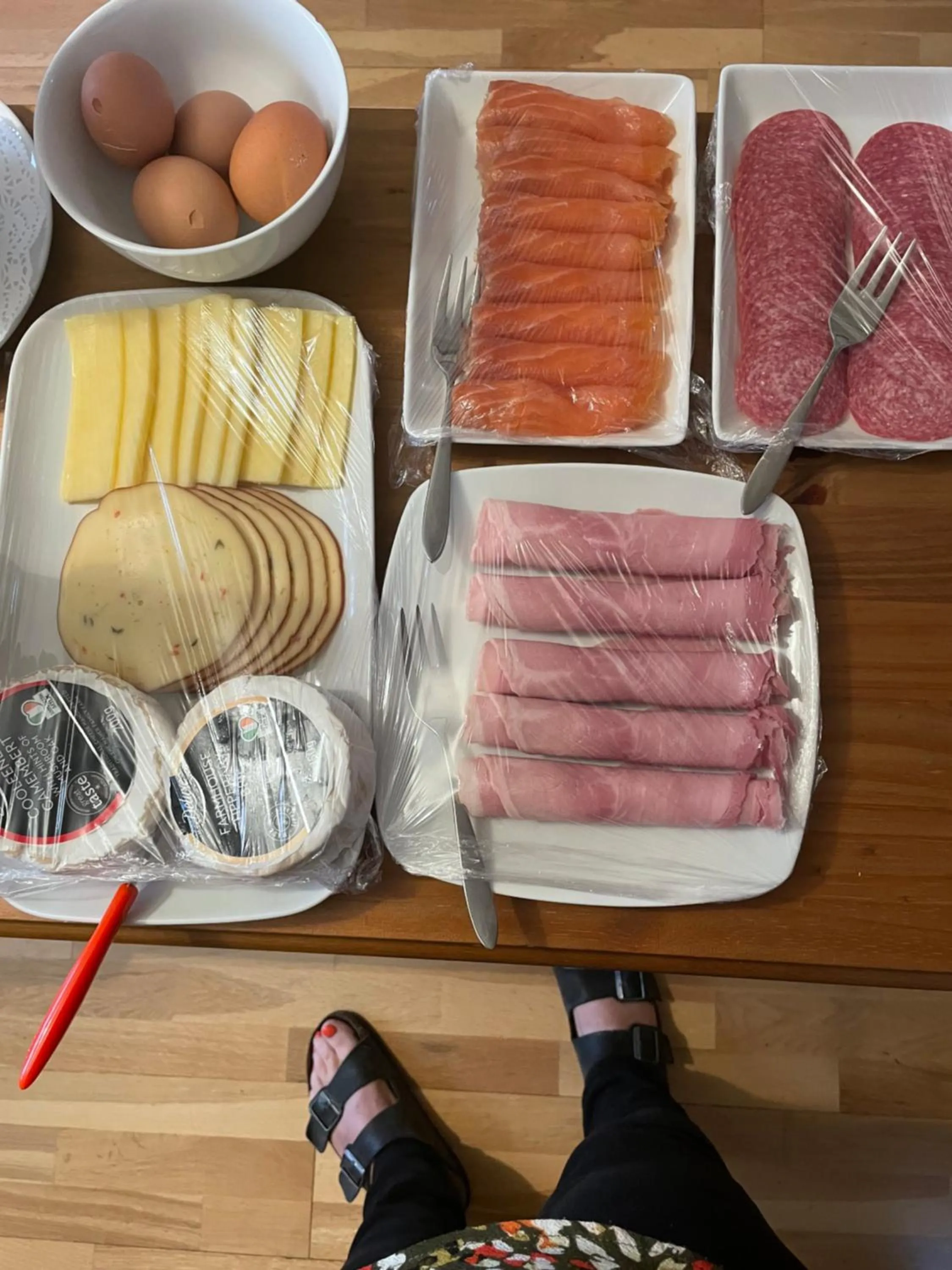 Continental breakfast in Bru Na Pairc B&B