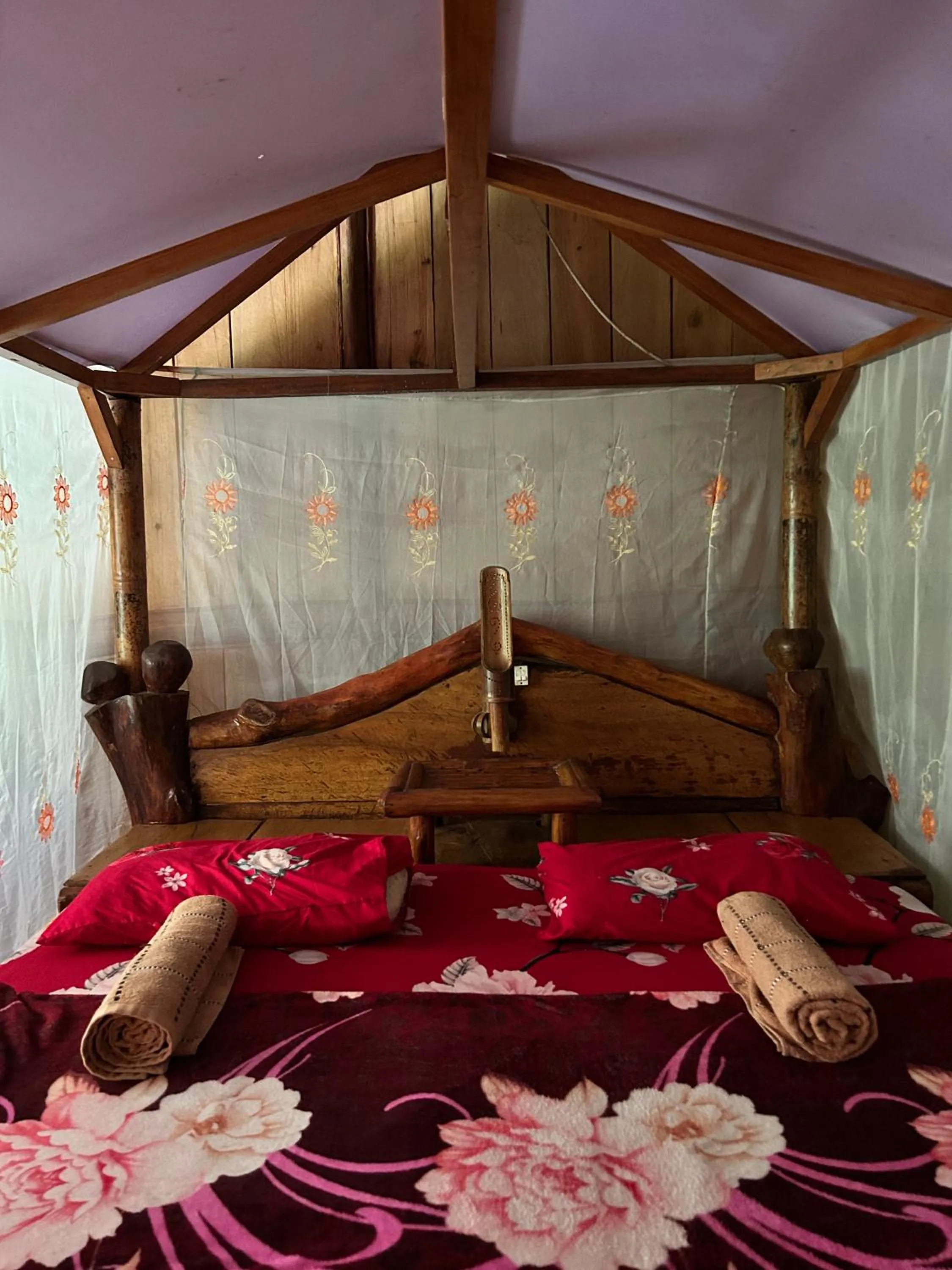 Bed in Back to Nature Ecotourism