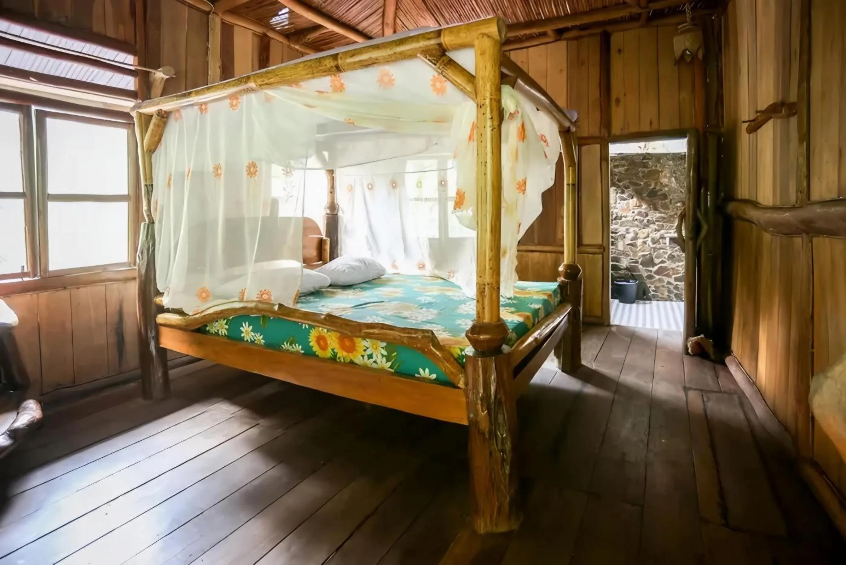 Bed in Back to Nature Ecotourism