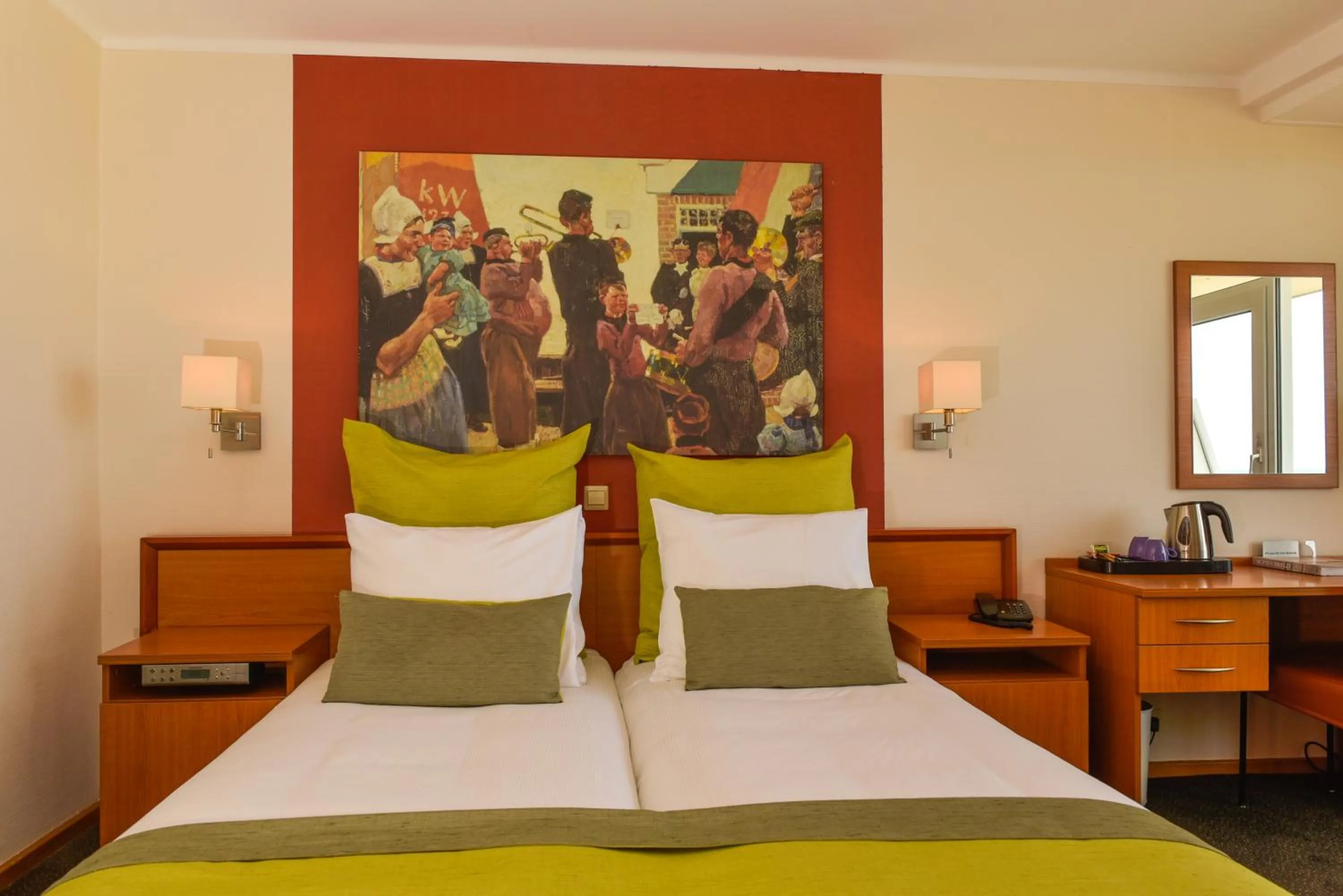 Photo of the whole room, Bed in Hotel Noordzee