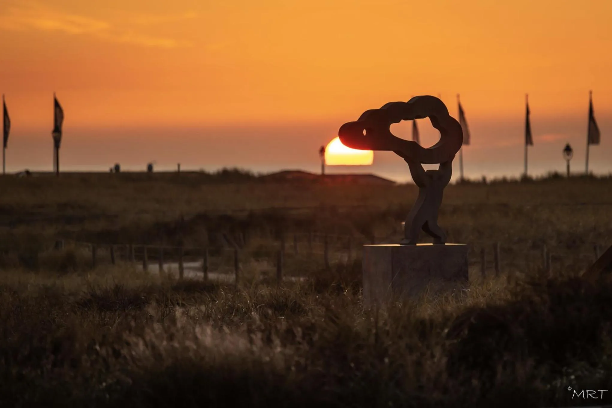 Sunset in Hotel Noordzee