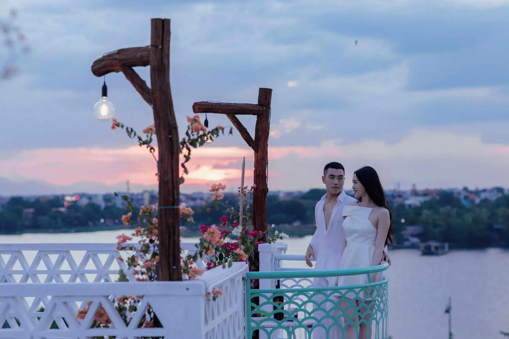Balcony/Terrace in Pisces Hotel Hue
