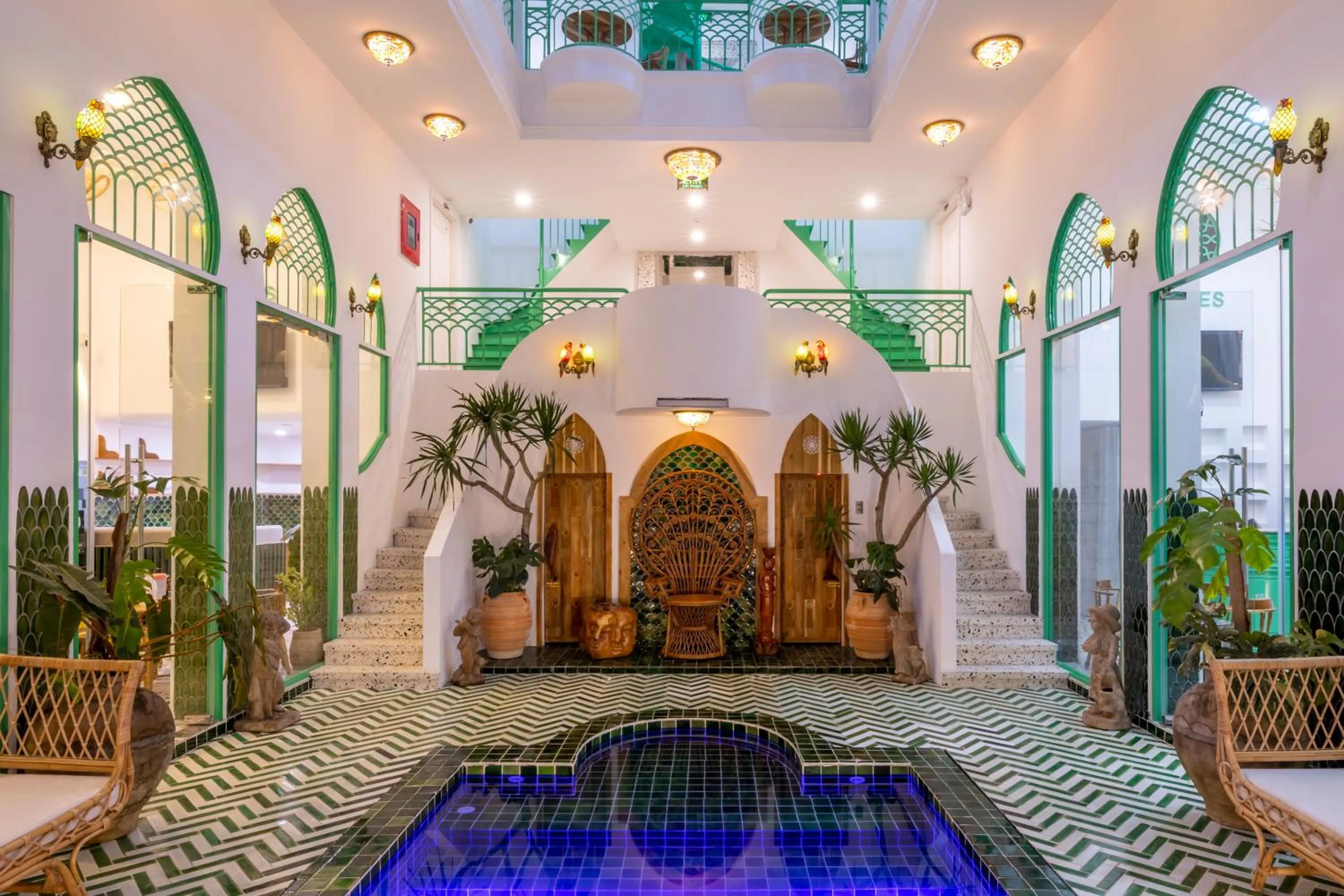 Swimming pool in Pisces Hotel Hue