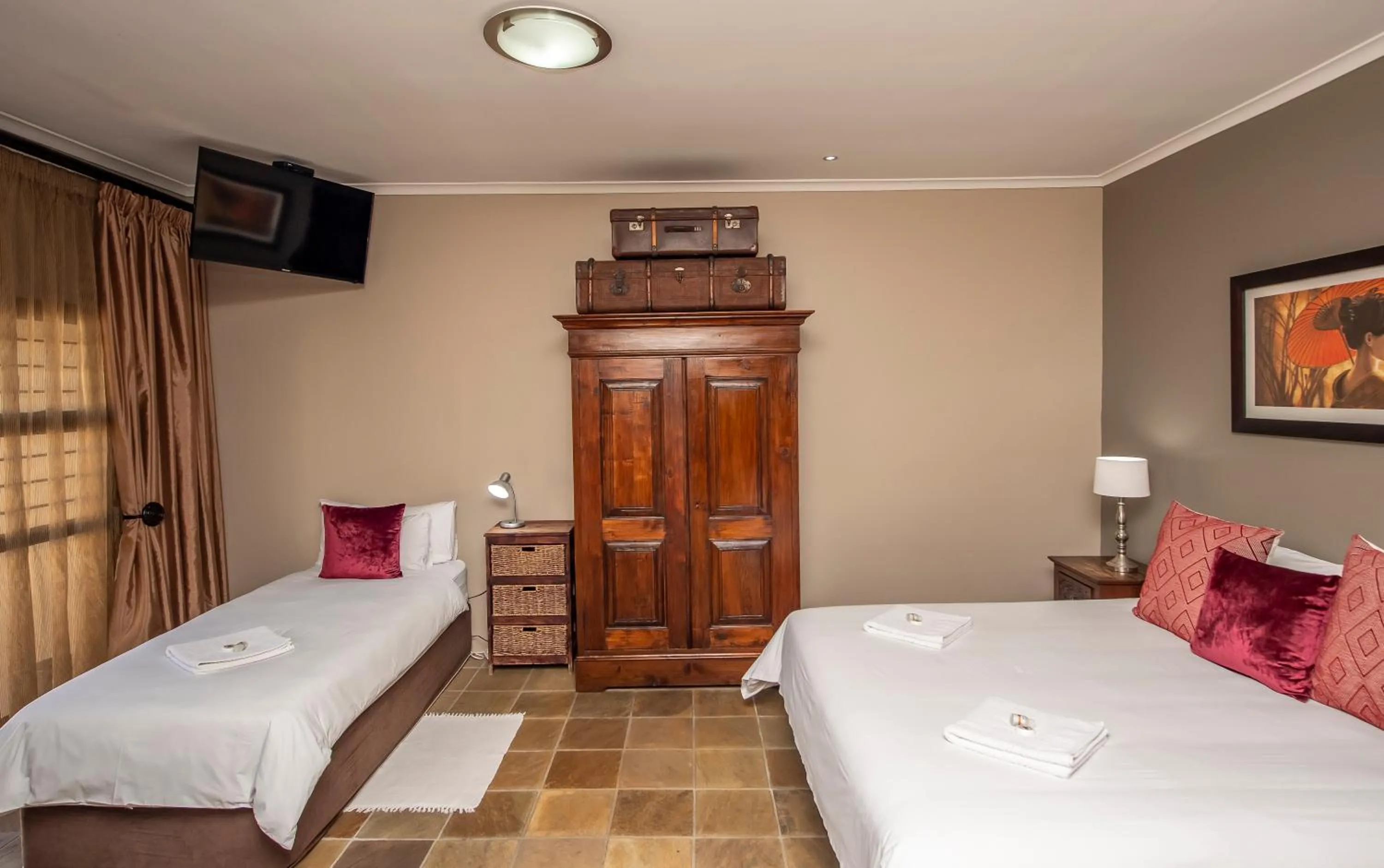 Bedroom, Bed in Excellent Guest House