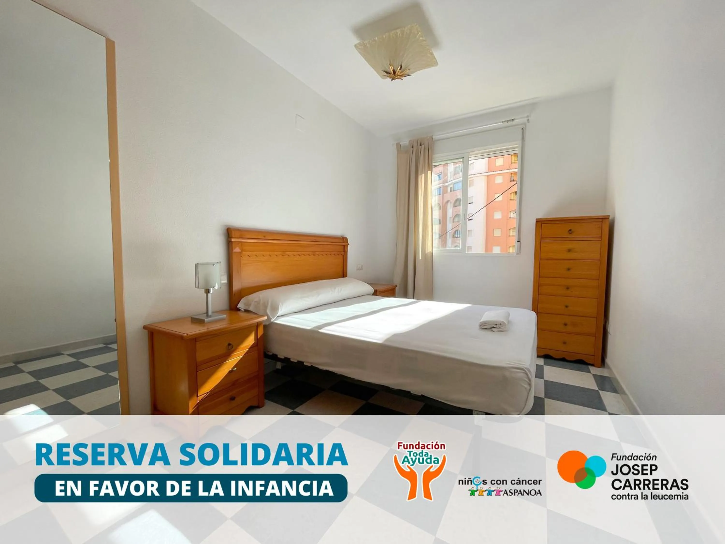 Bed in Apartamentos Bonaire 3000