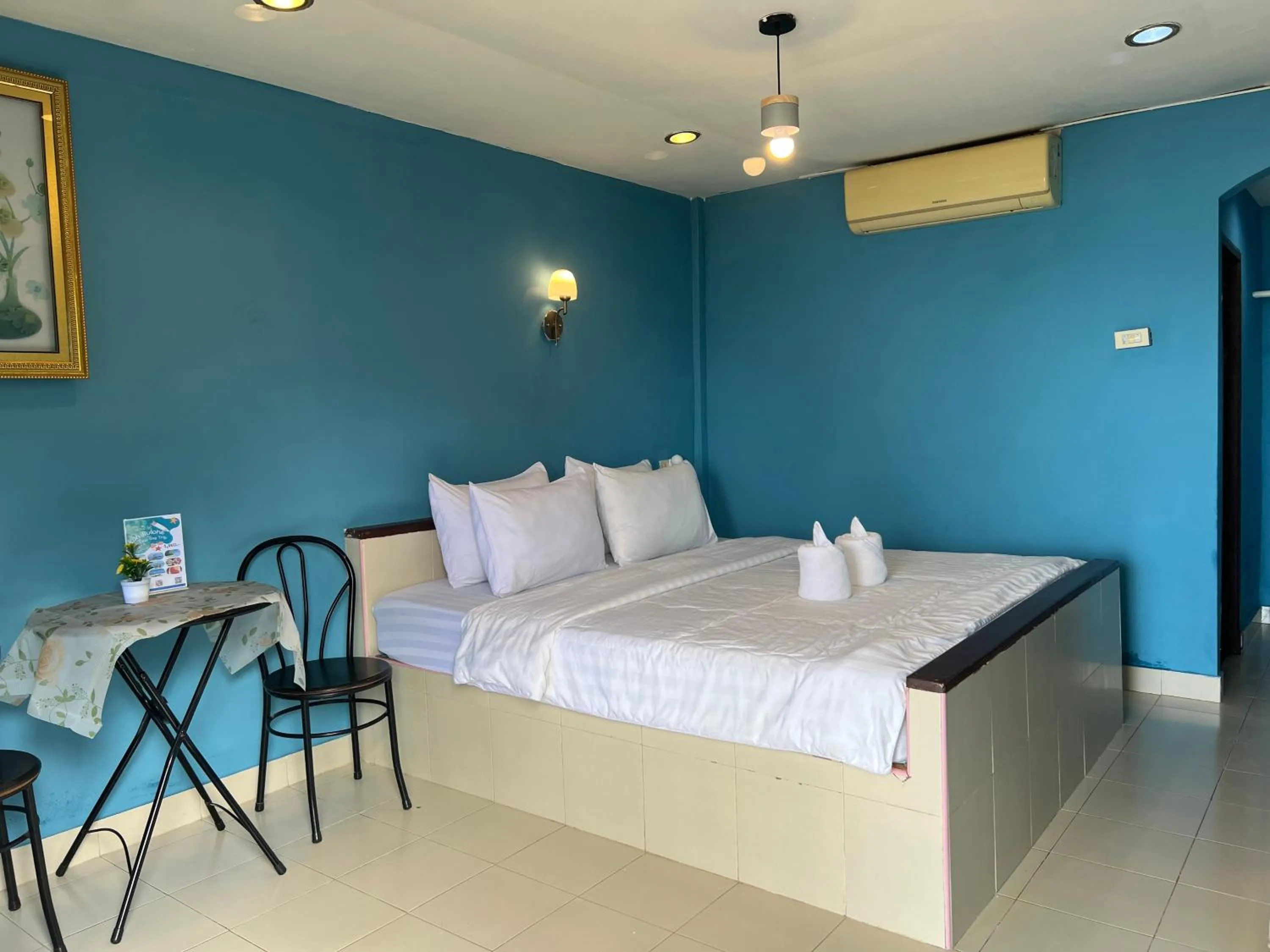 Bed in Marina Resort at Pakbara Satun