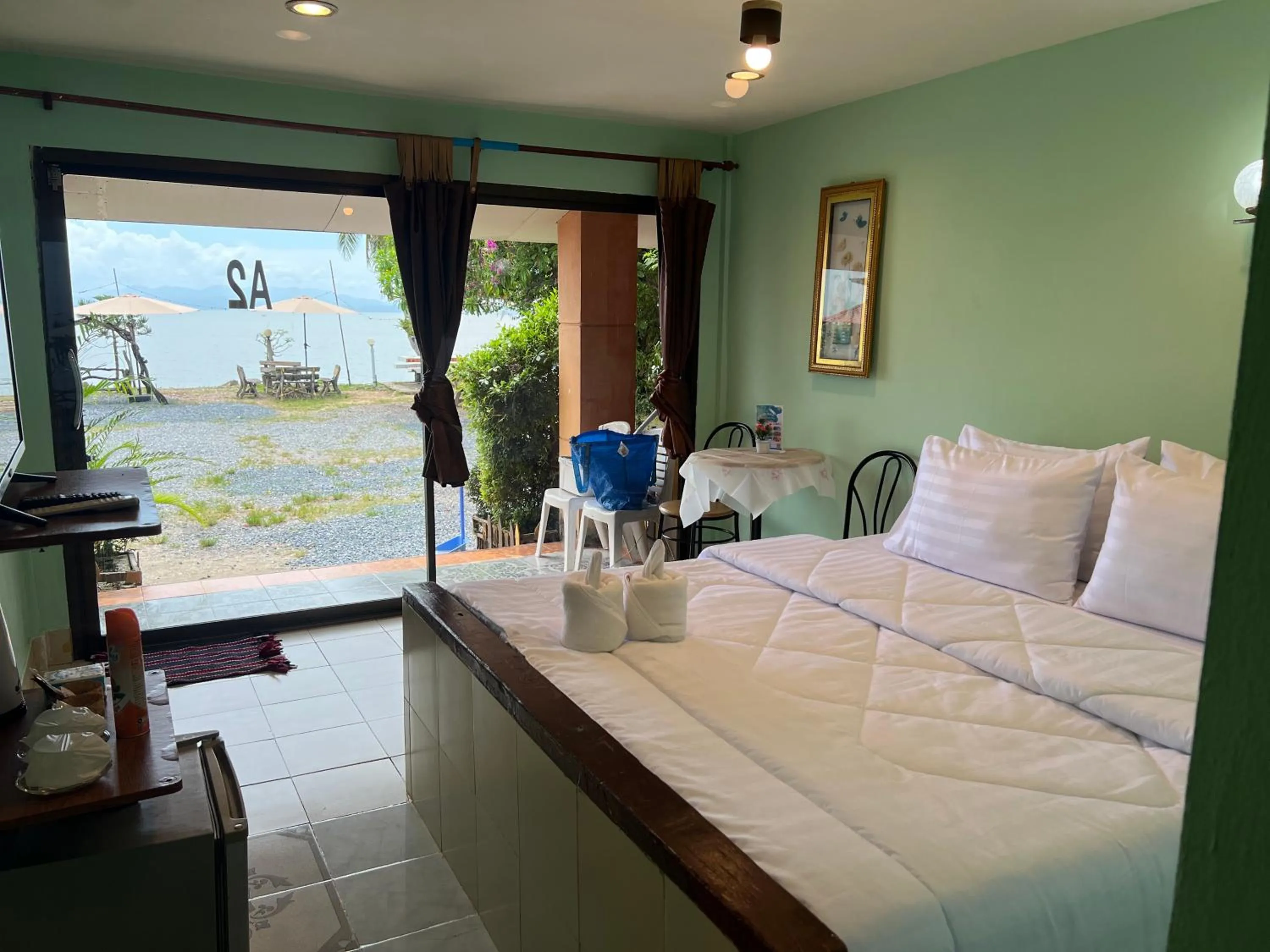 Bed in Marina Resort at Pakbara Satun