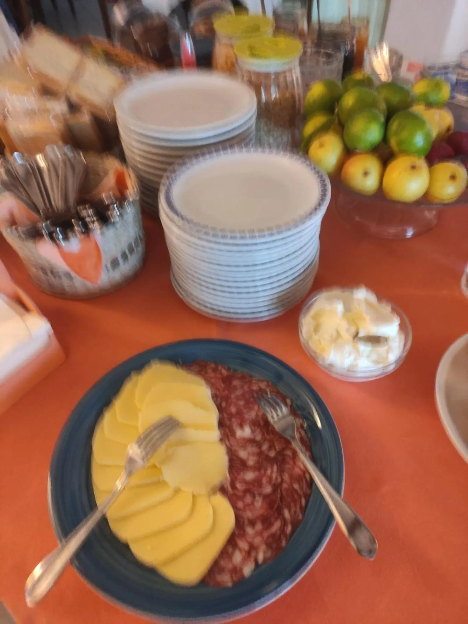 Breakfast in Hotel Villa al Mare