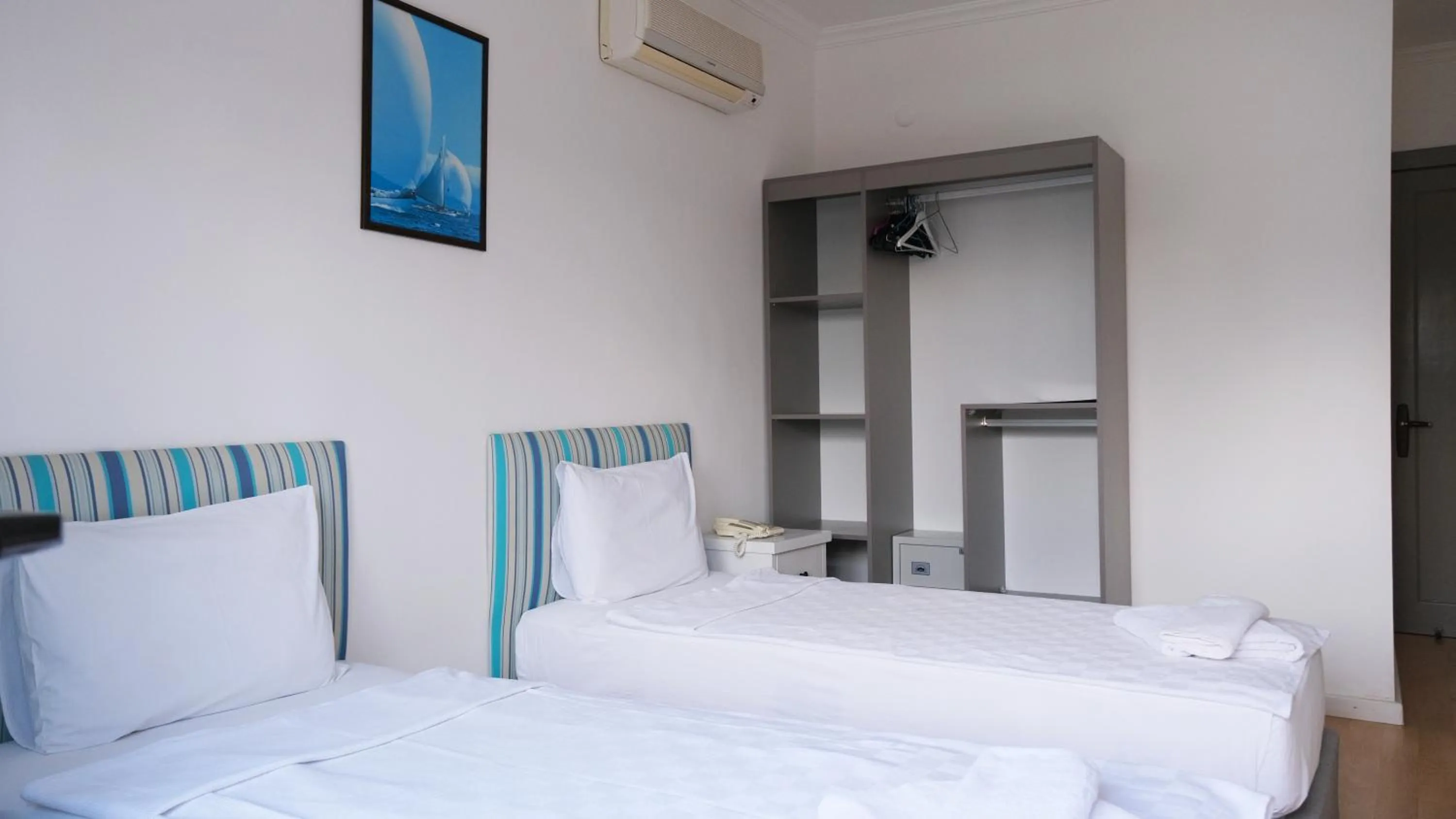 Bed in Gumbet Cove Hotel