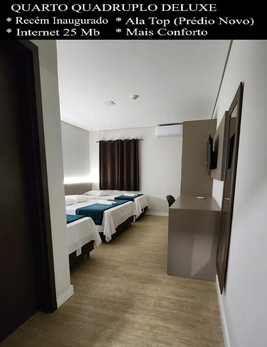 Bed in HOTEL CAMPO GRANDE