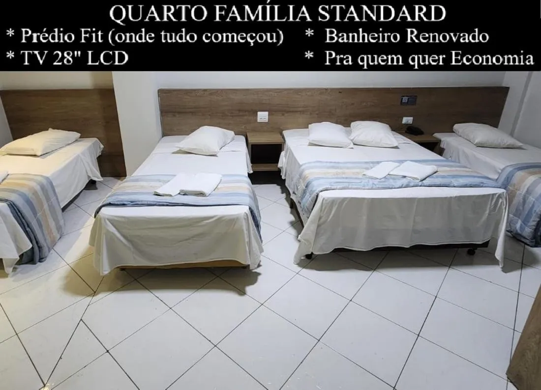Bed in HOTEL CAMPO GRANDE