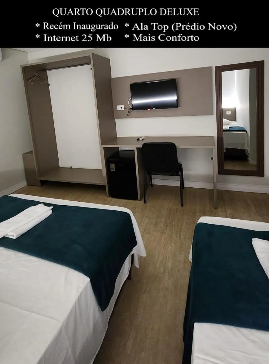 Bed in HOTEL CAMPO GRANDE