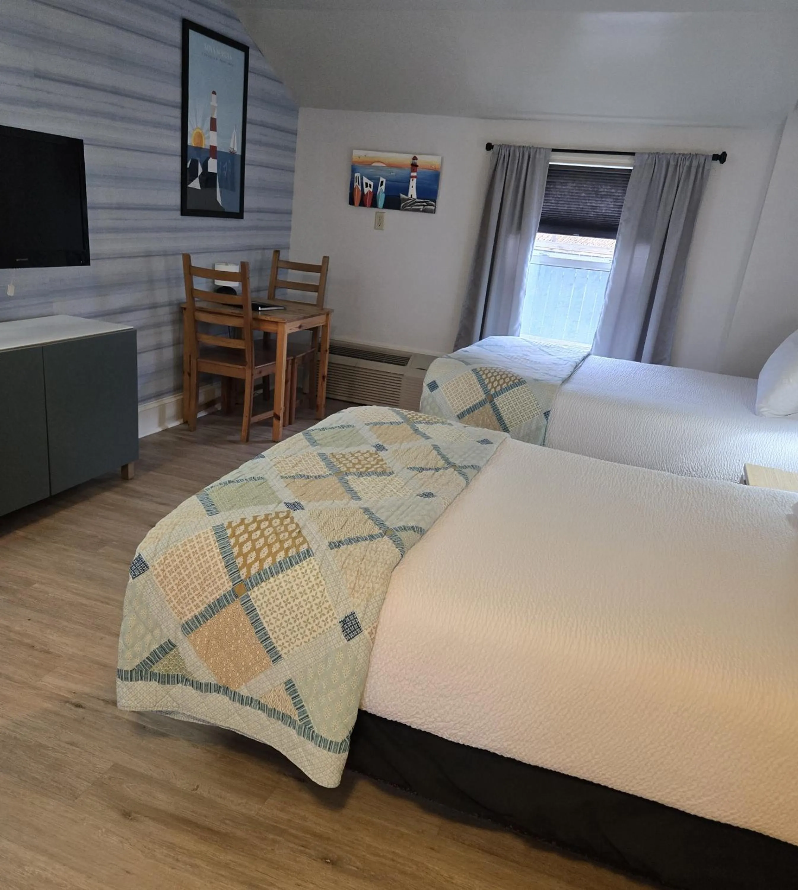 Bed in Seawinds Motel & Cottages