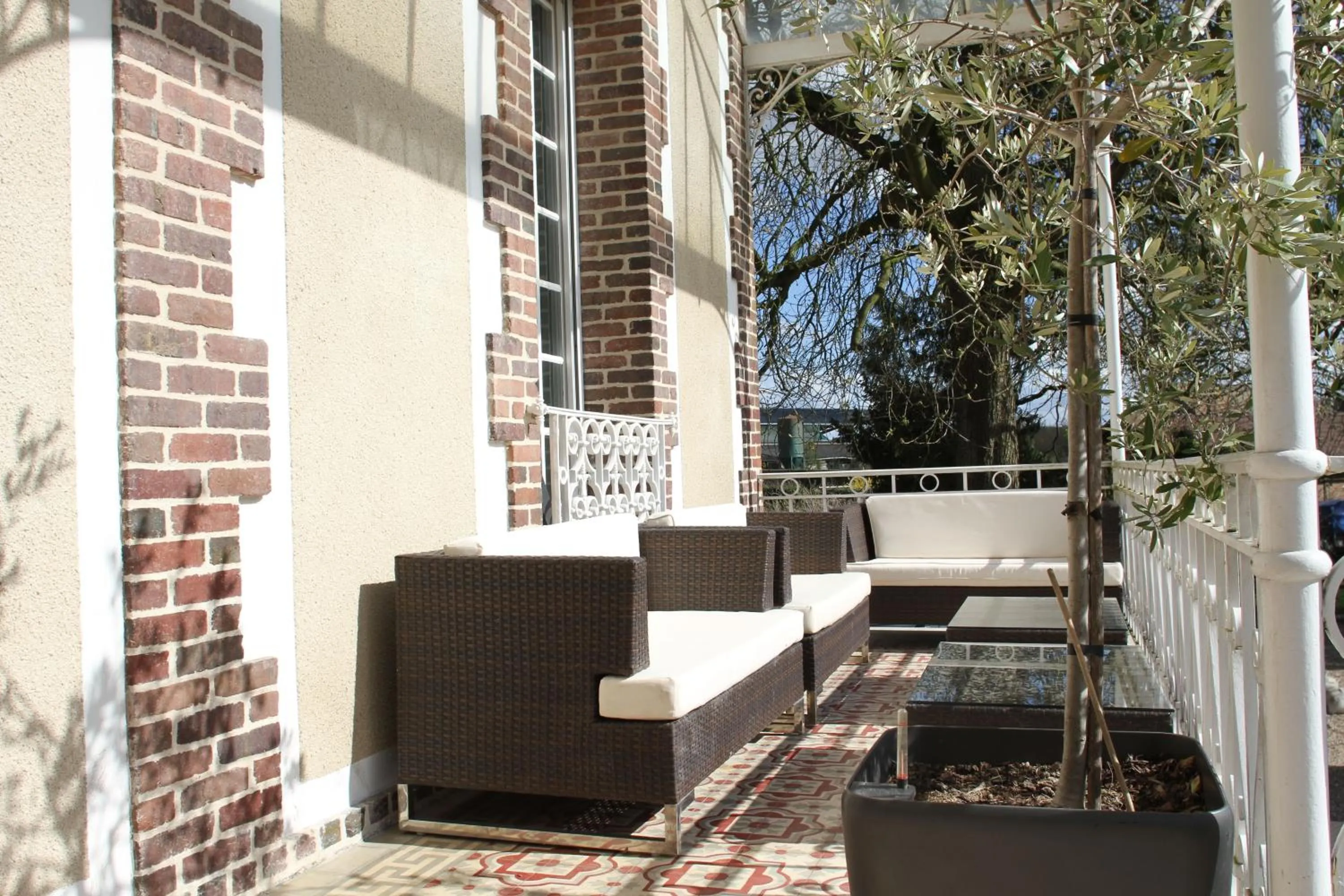 Balcony/Terrace in Château de la Folie