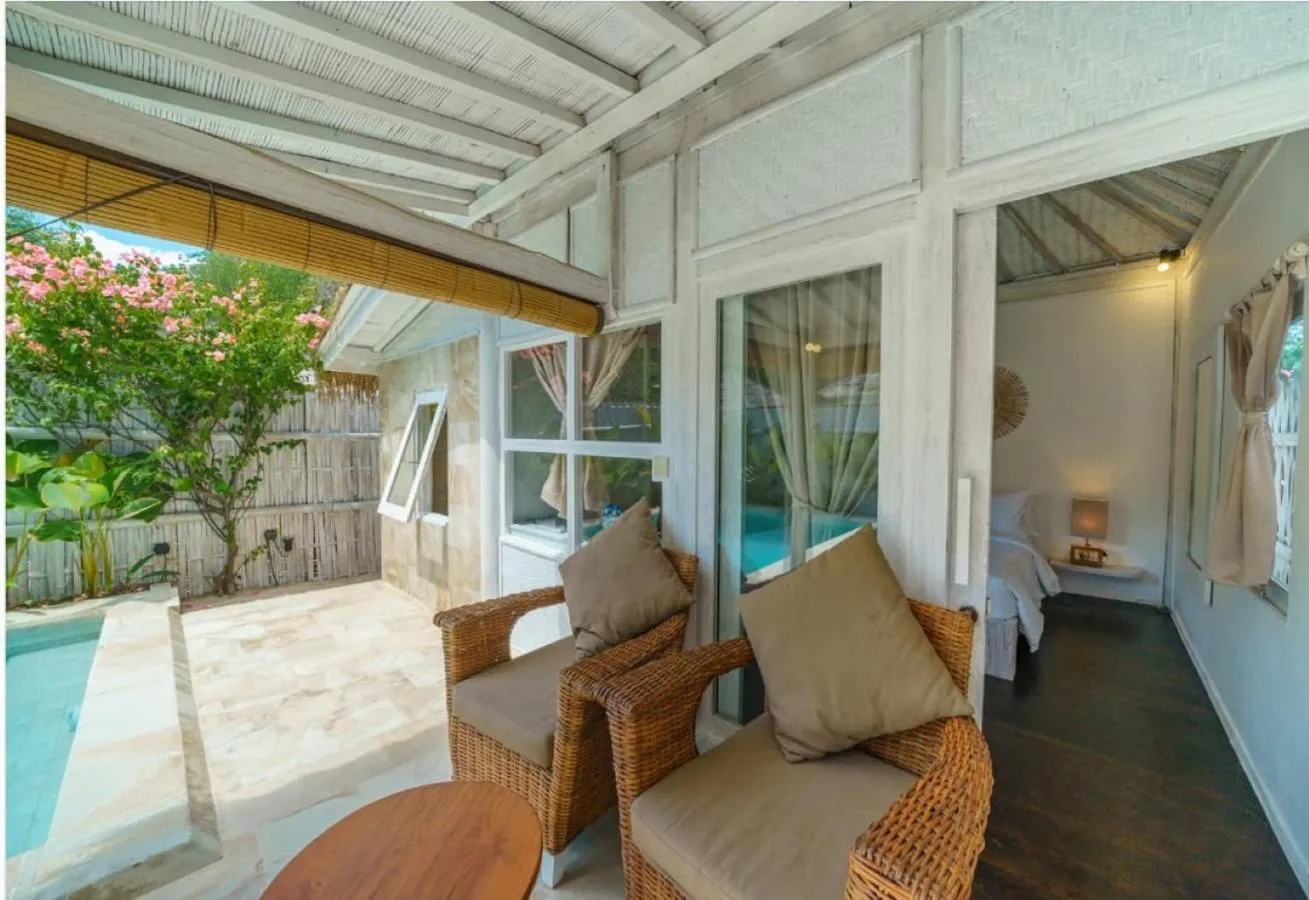 Balcony/Terrace in Ora Villas Gili Meno