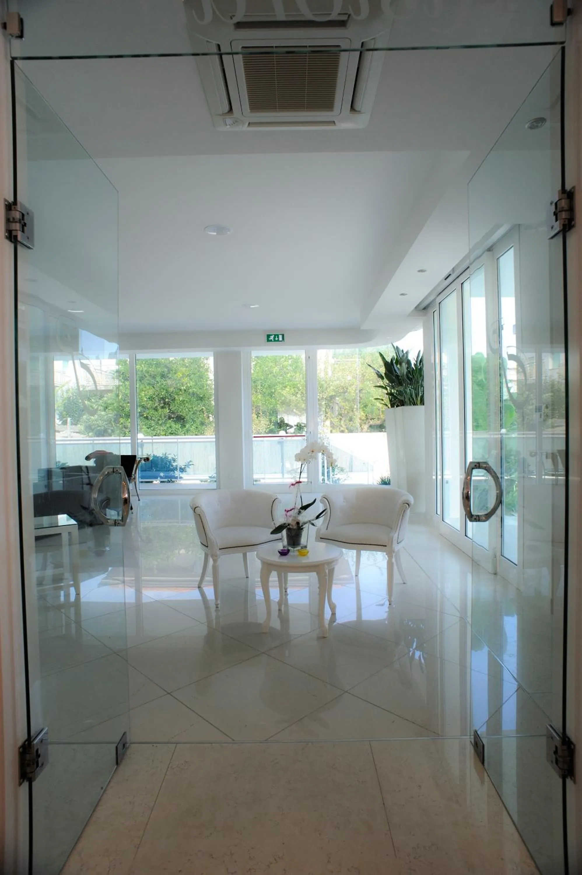 Facade/entrance in Hotel Prater