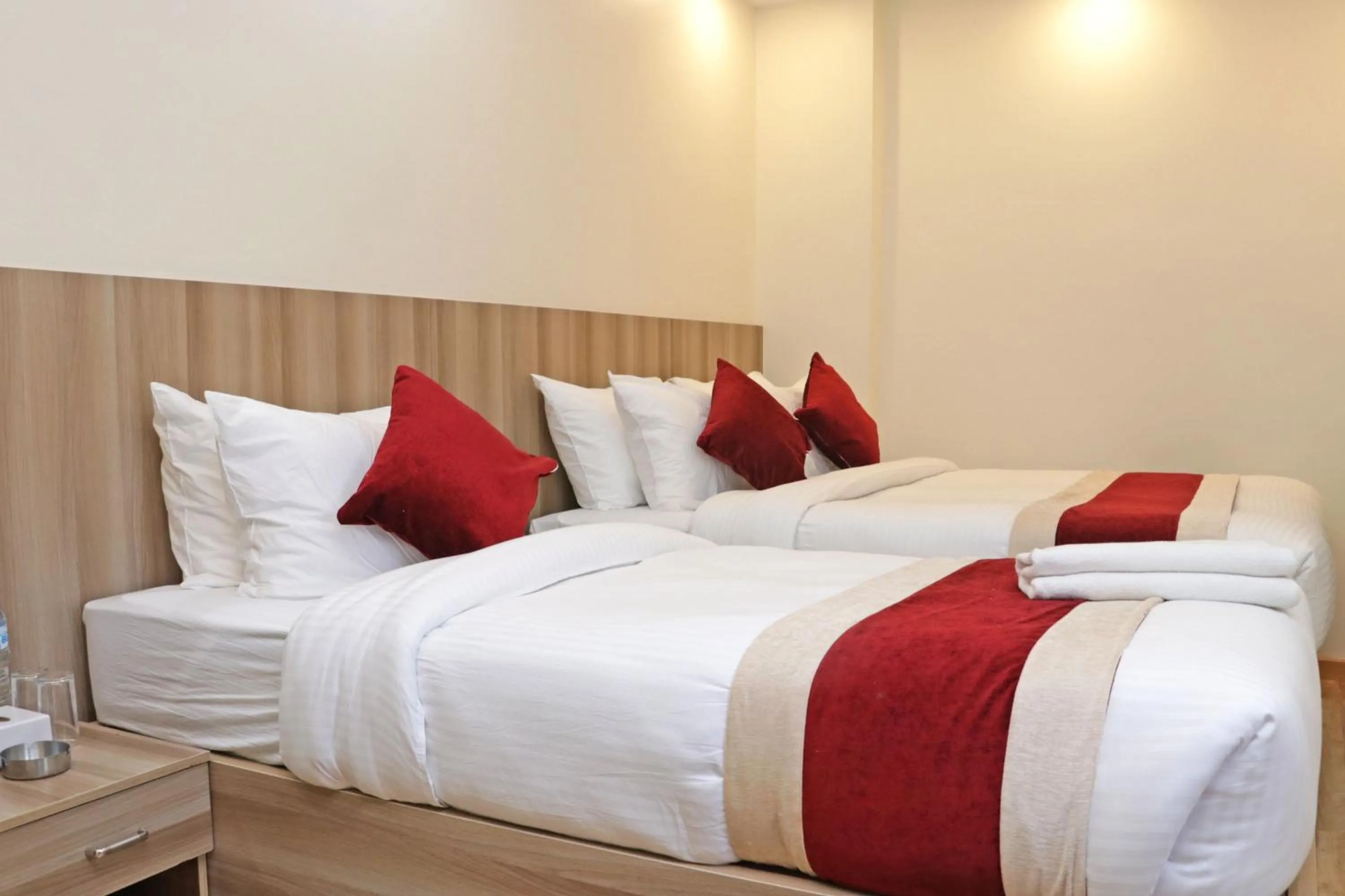 Bed in Hotel Royal Emperor