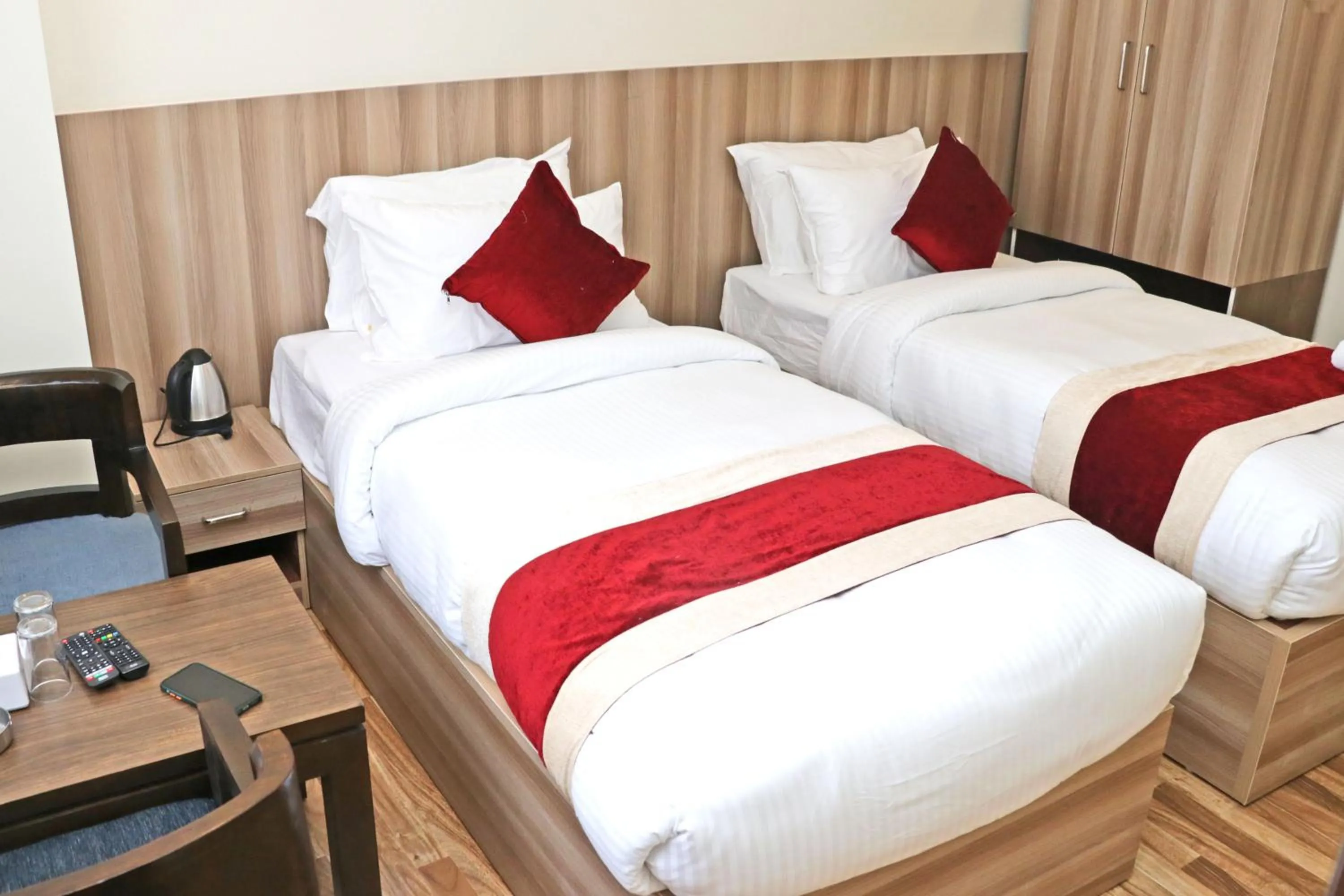 Bed in Hotel Royal Emperor