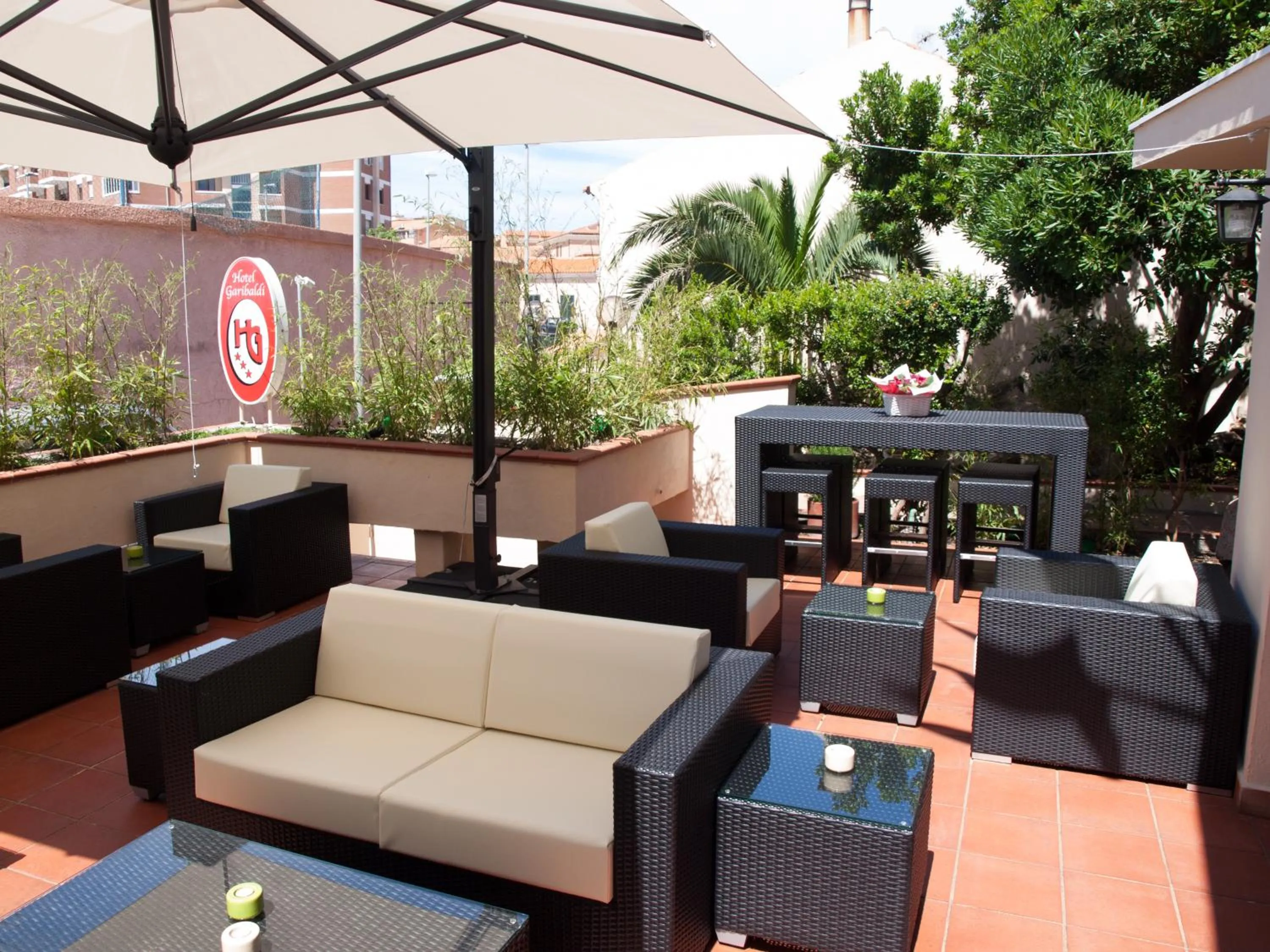 Balcony/Terrace in Hotel Garibaldi