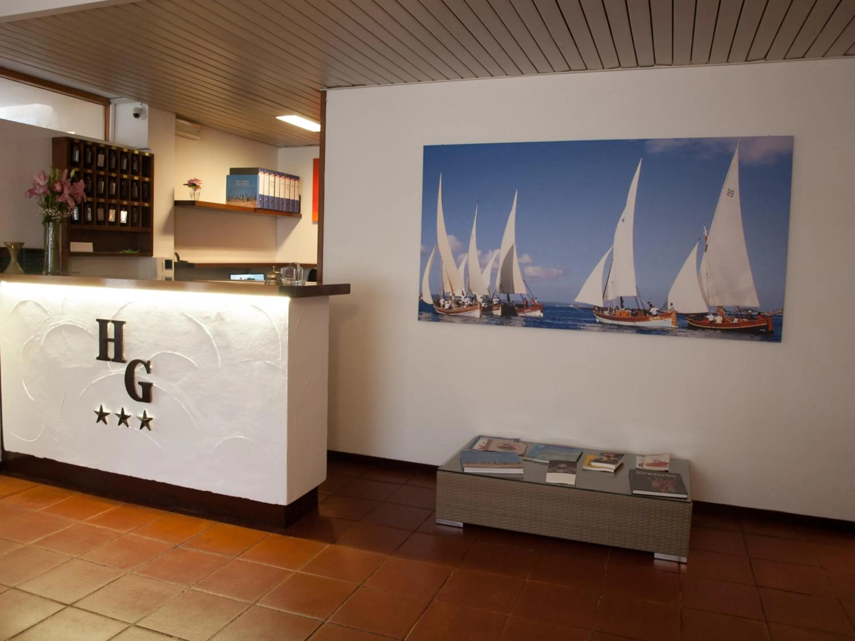 Lobby or reception in Hotel Garibaldi