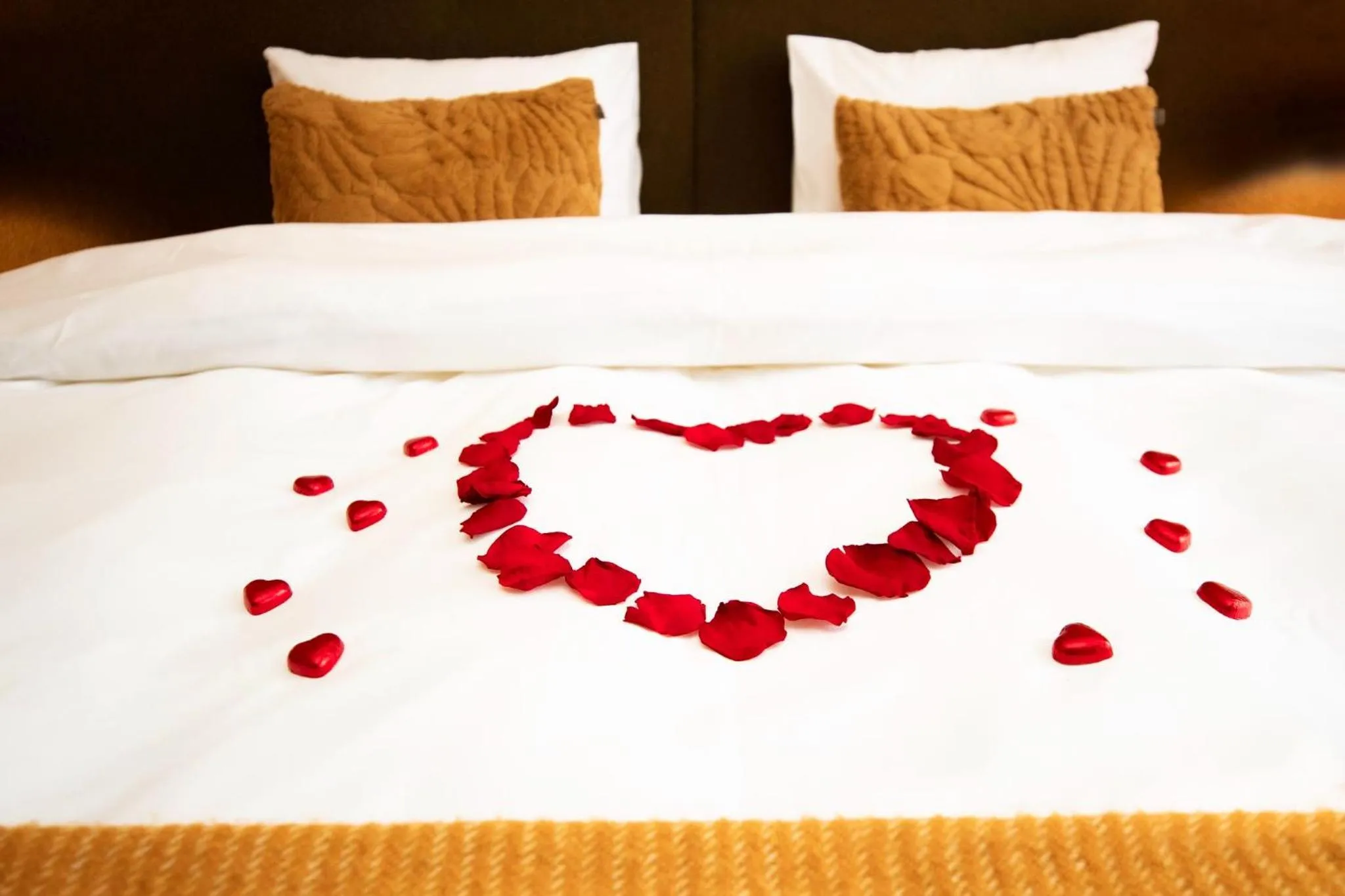 Bed in ARQ Paleis Hotel