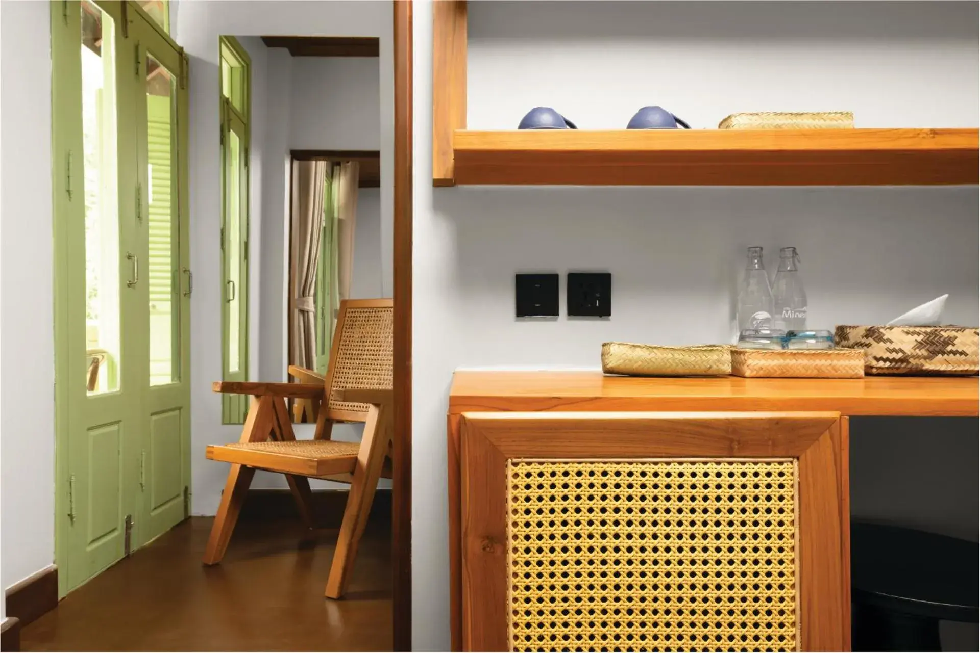 Deluxe Double or Twin Room with River View in Nava Luang Prabang Hotel Deluxe Double or Twin Room with River View in Nava Luang Prabang Hotel