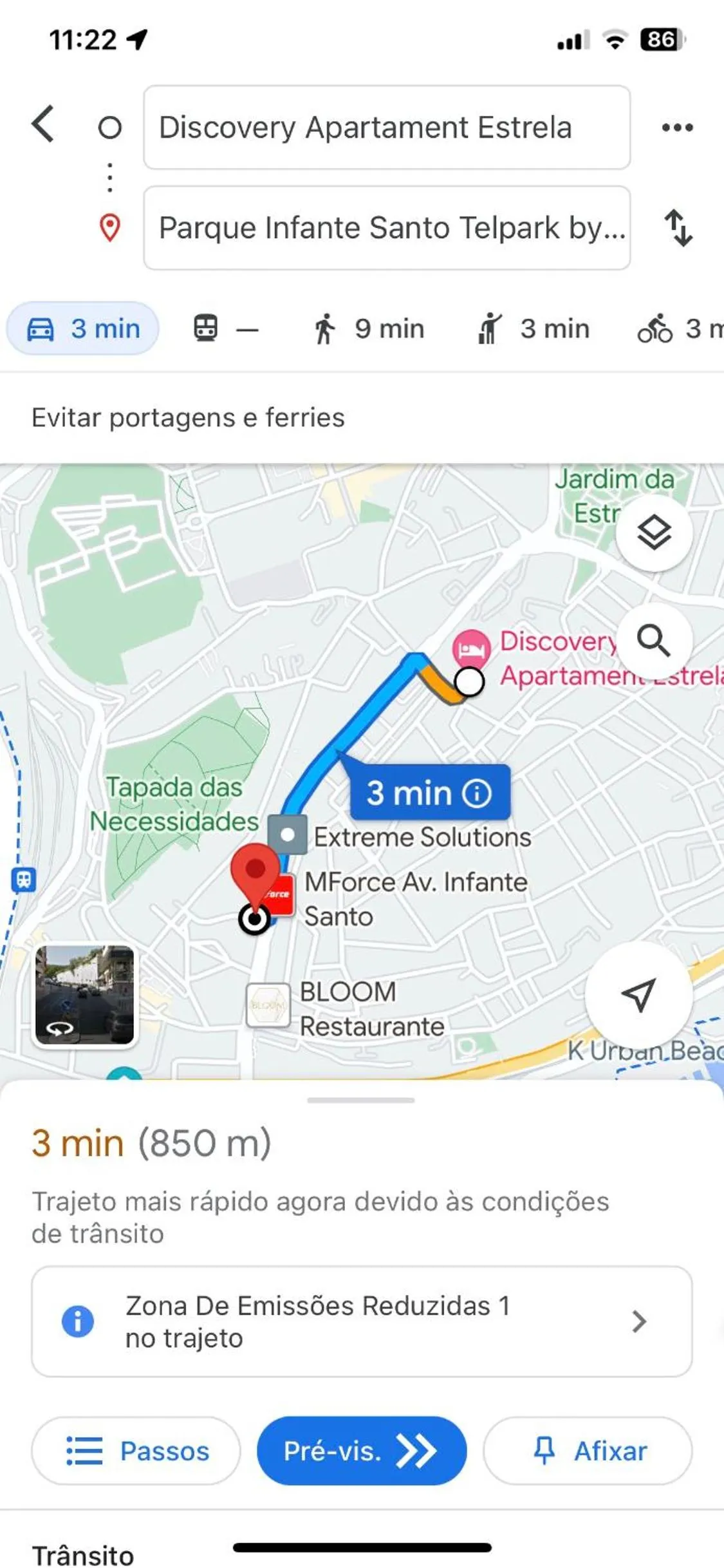 Parking in Discovery Apartment Estrela