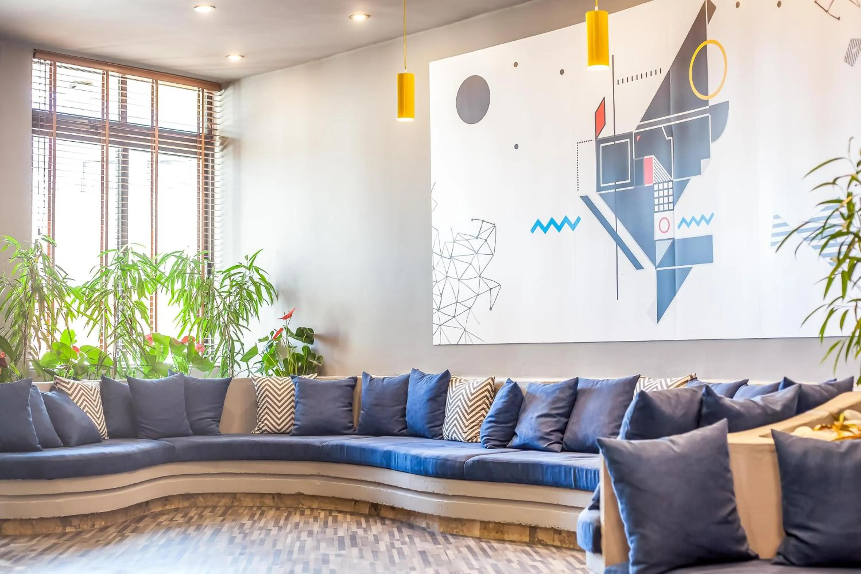 Lobby or reception in Sunny Days Hotel