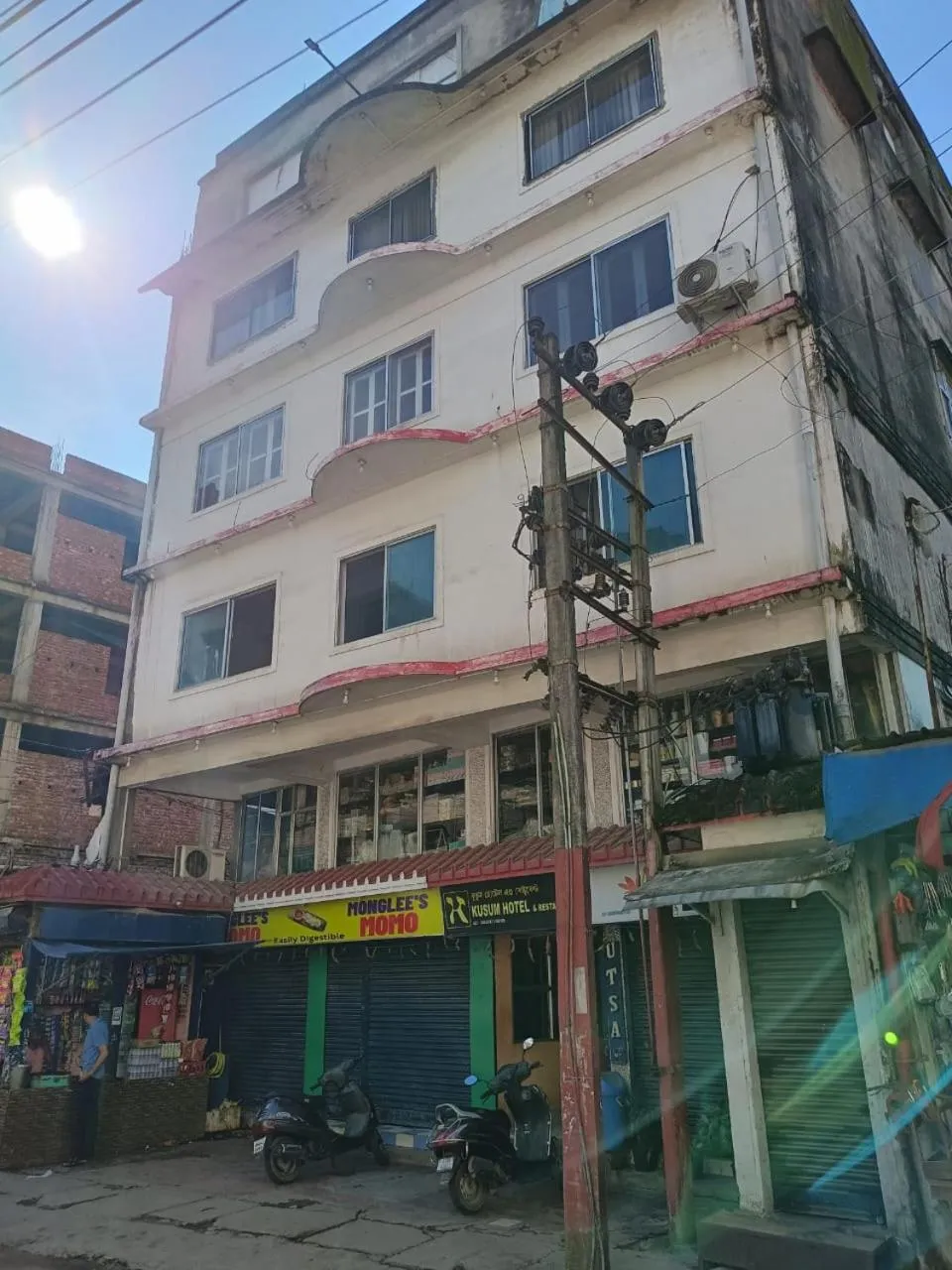 Property building in Kusum Hotel