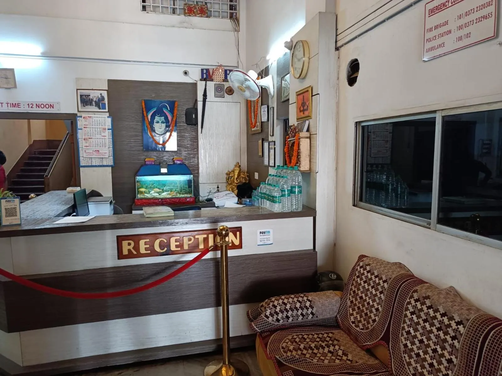 Lobby or reception in Kusum Hotel