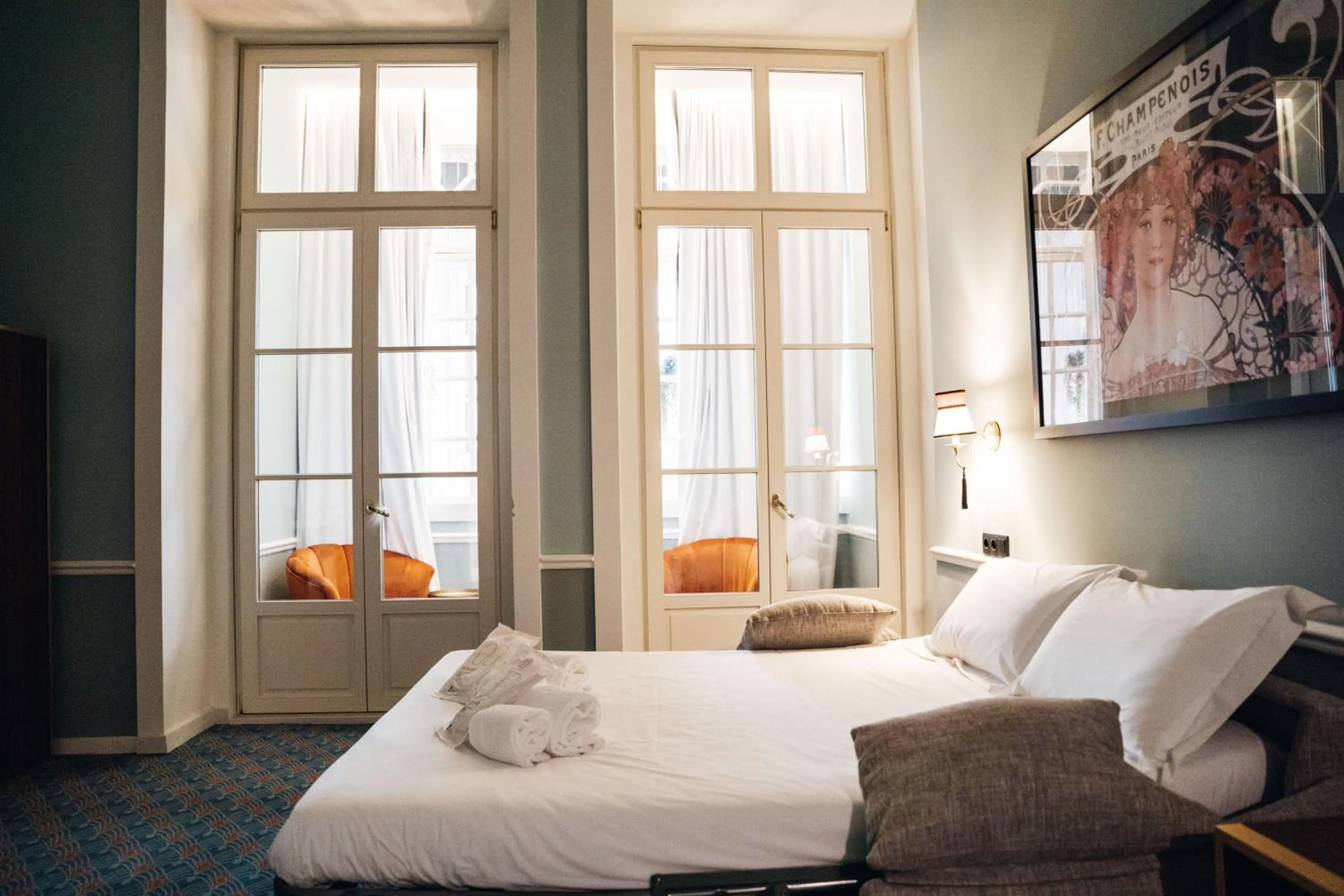 Bed in GRANDE HOTEL PARIS by STAY HOTELS