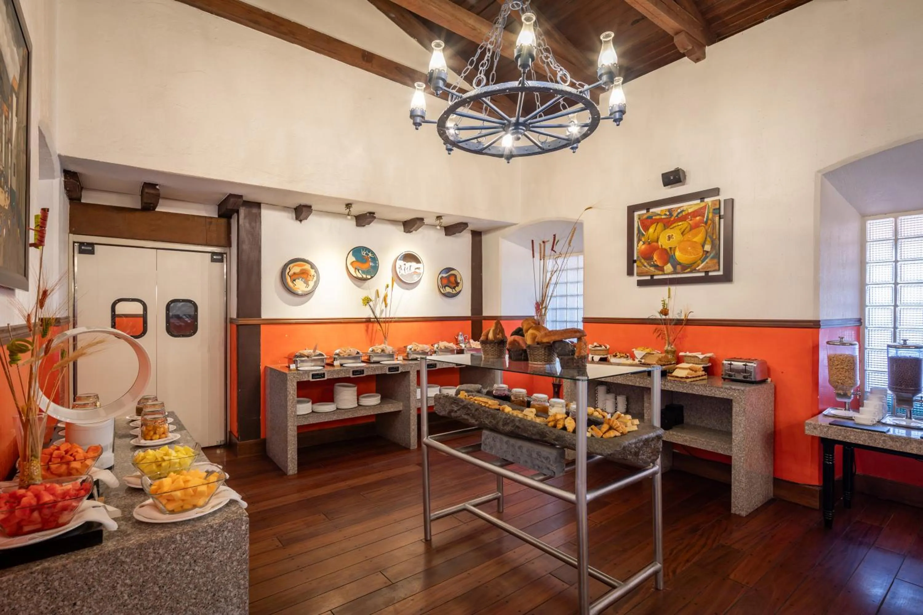 Buffet breakfast in San Jose de Puembo Quito Airport, an Ascend Collection Hotel