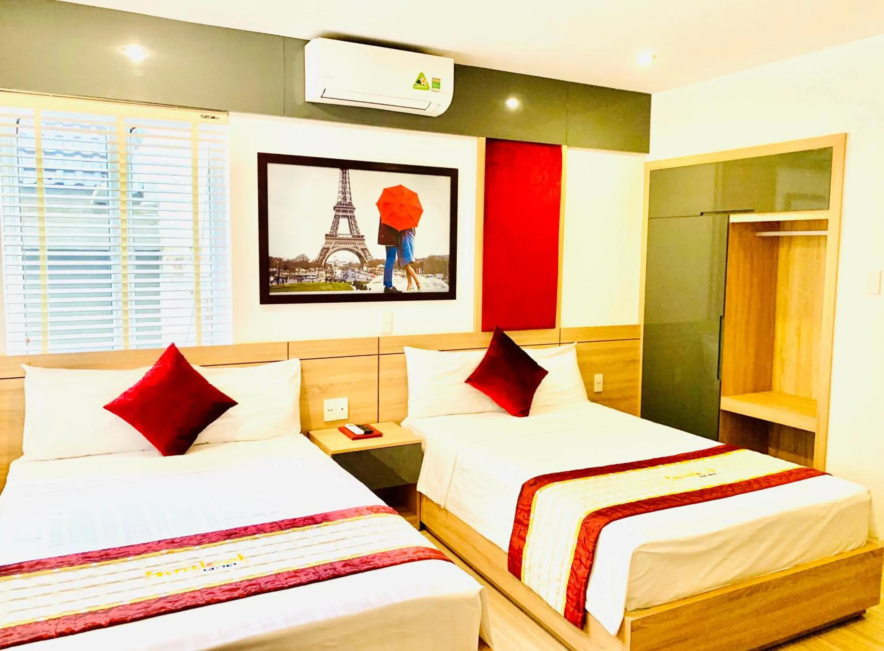 Deluxe Double Room with Two Double Beds in Sunny Beach Hotel & Apartment Deluxe Double Room with Two Double Beds in Sunny Beach Hotel & Apartment