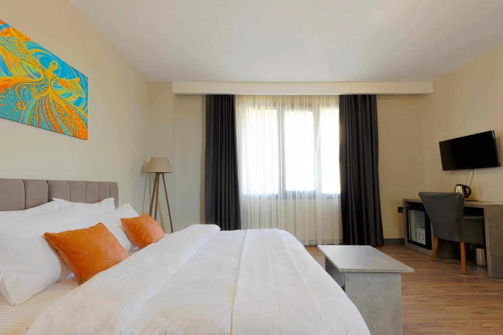 Bedroom, Bed in Grand royal hotel