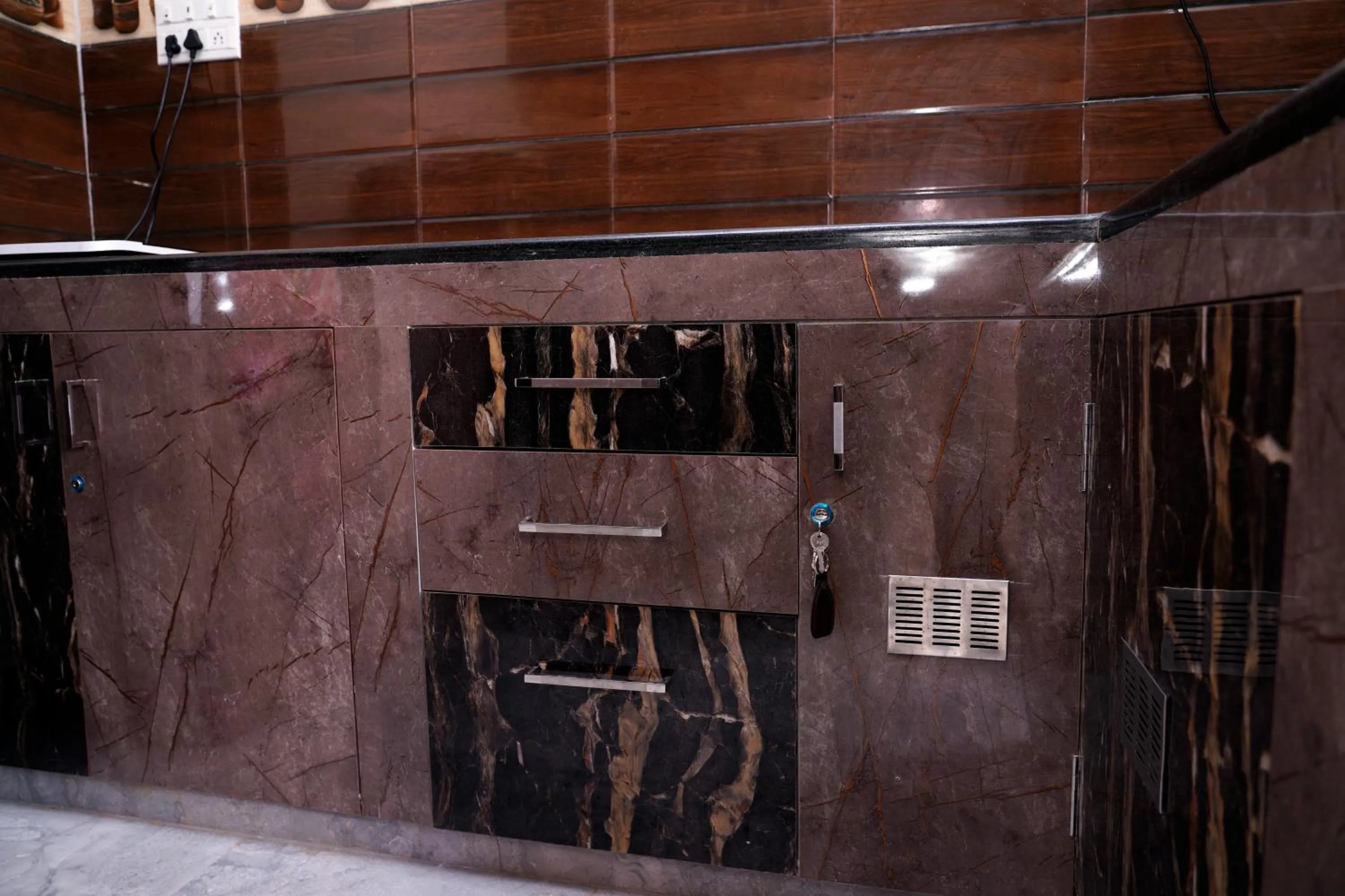 Kitchen or kitchenette in Sri Sakthi Residence