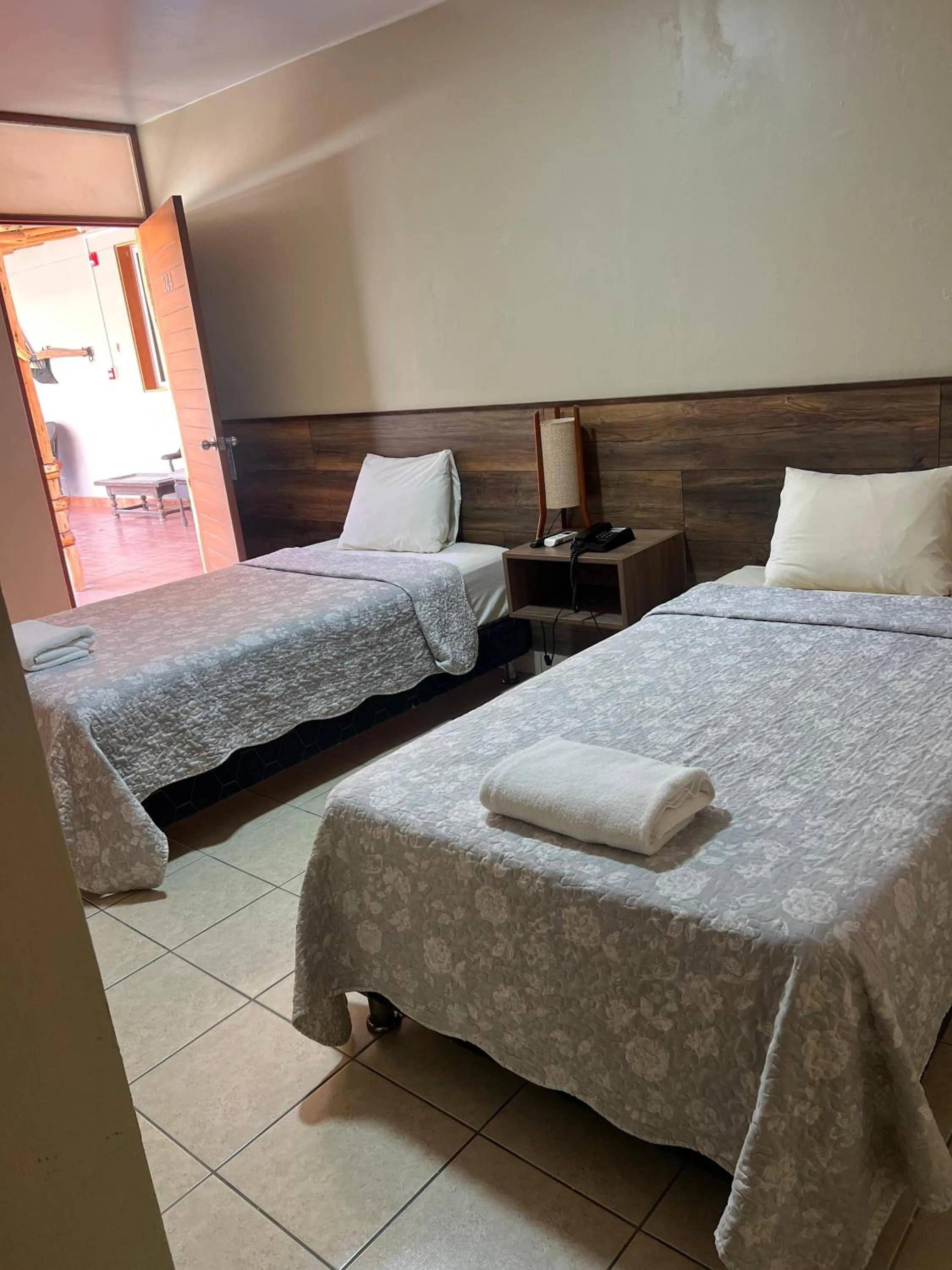 Bed in Hotel El Huacachinero- Hotel Familiar