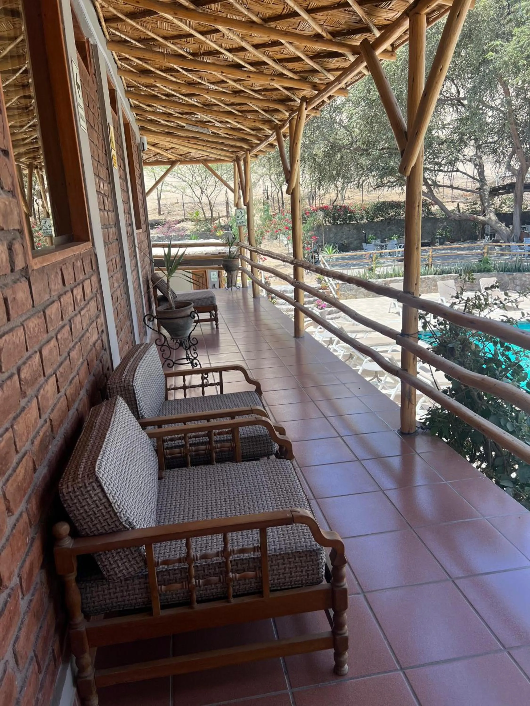 Balcony/Terrace in Hotel El Huacachinero- Hotel Familiar